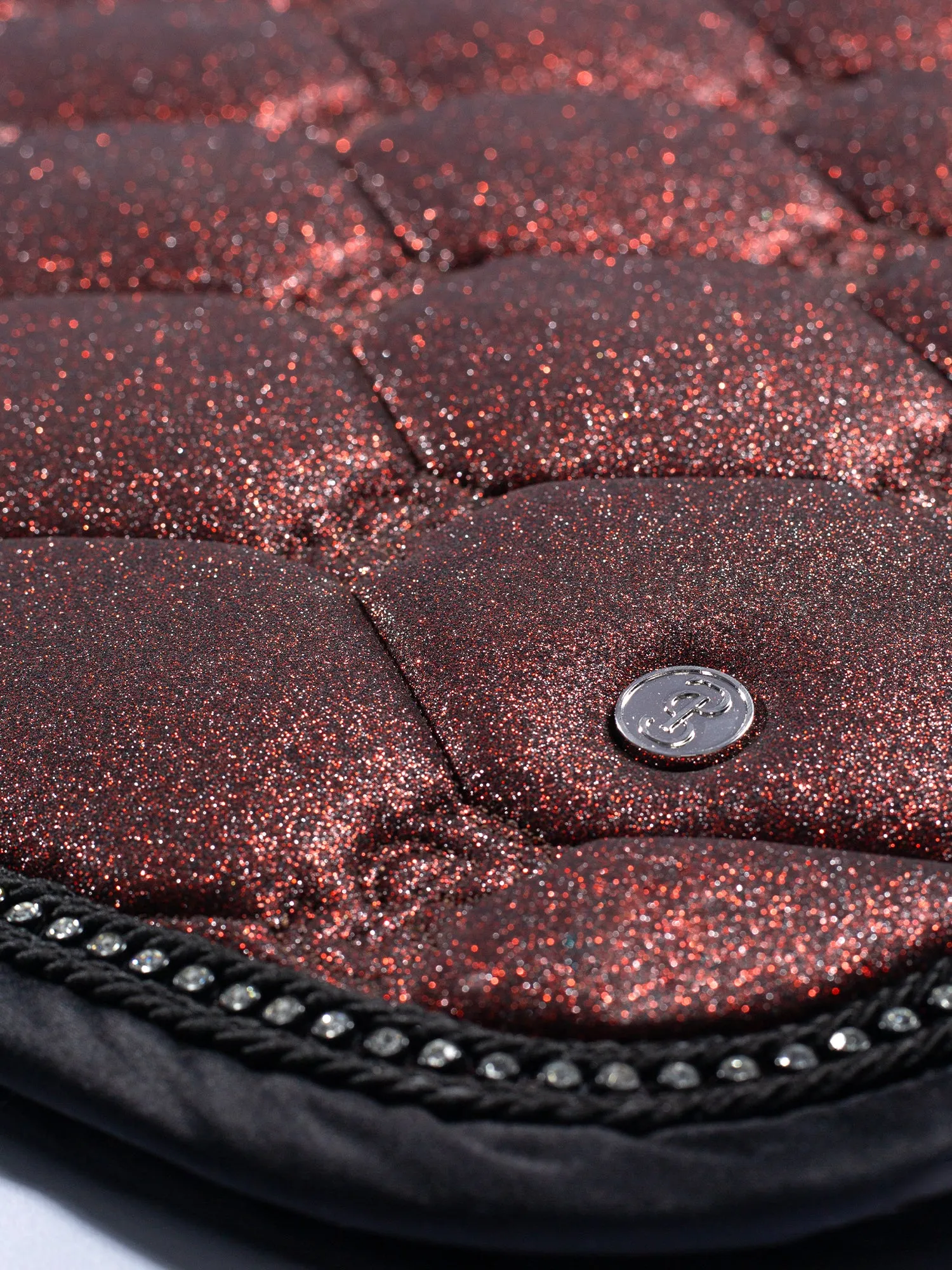 PS of Sweden Christmas stardust sparkly merlot Dressage saddlepad