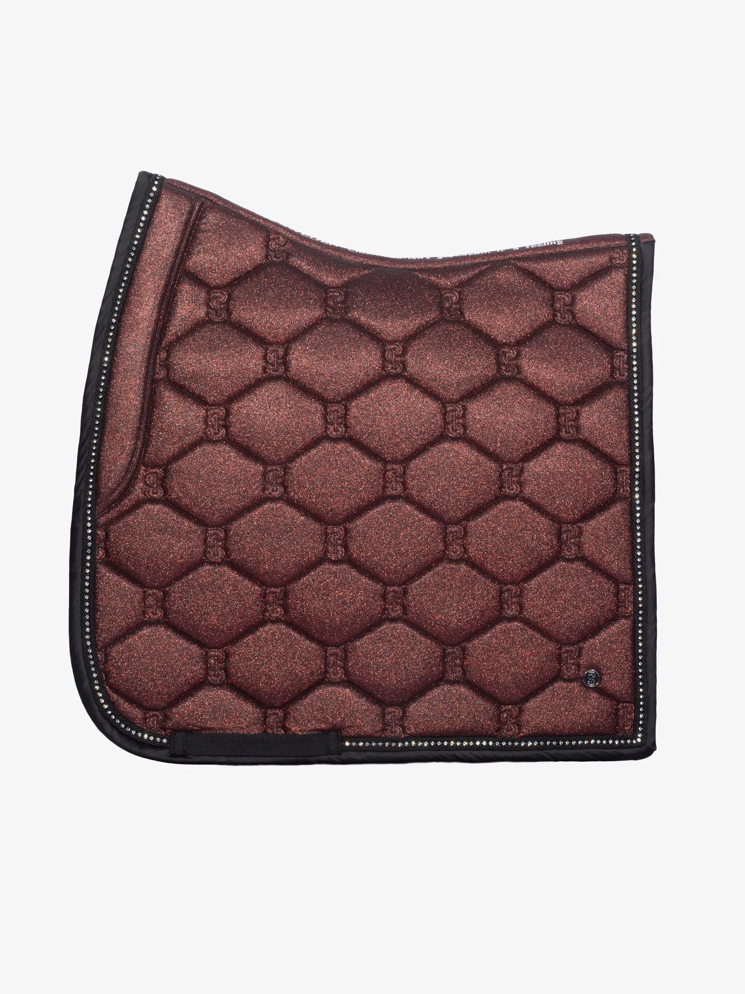 PS of Sweden Christmas stardust sparkly merlot Dressage saddlepad