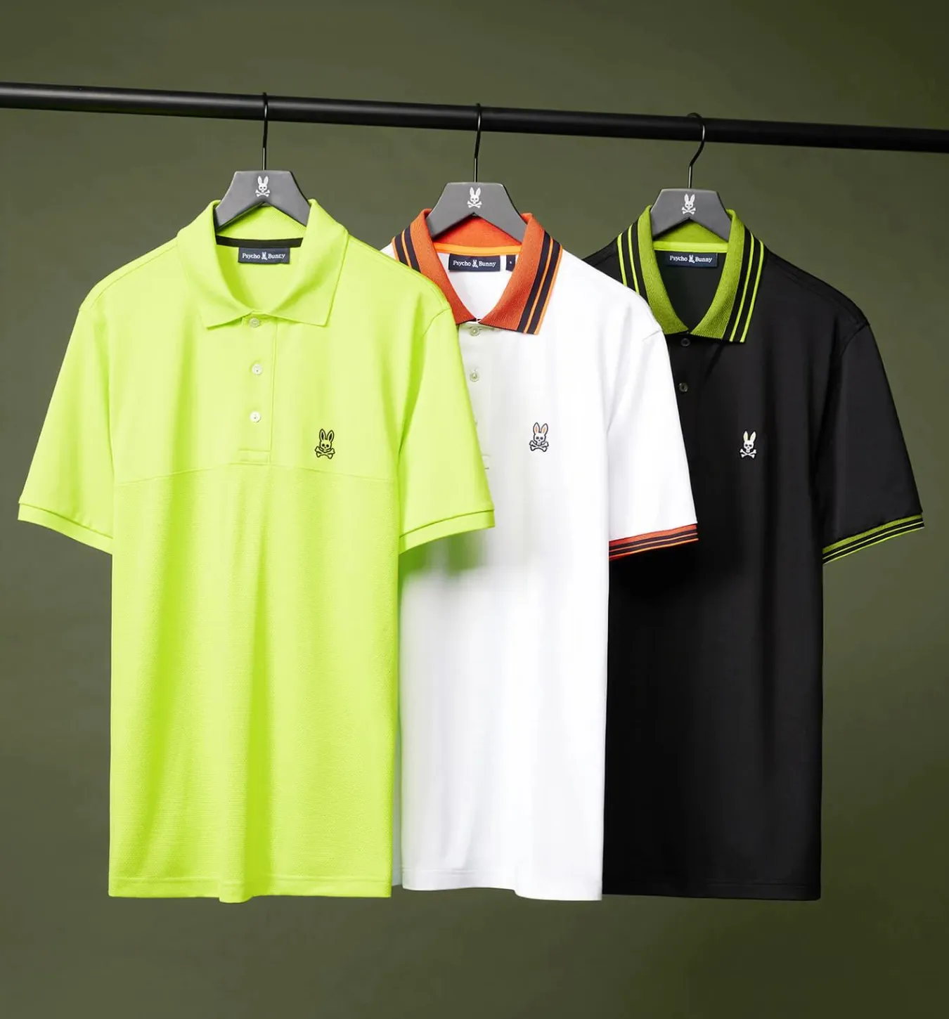 Psycho Bunny Collins Sport Polo - Black
