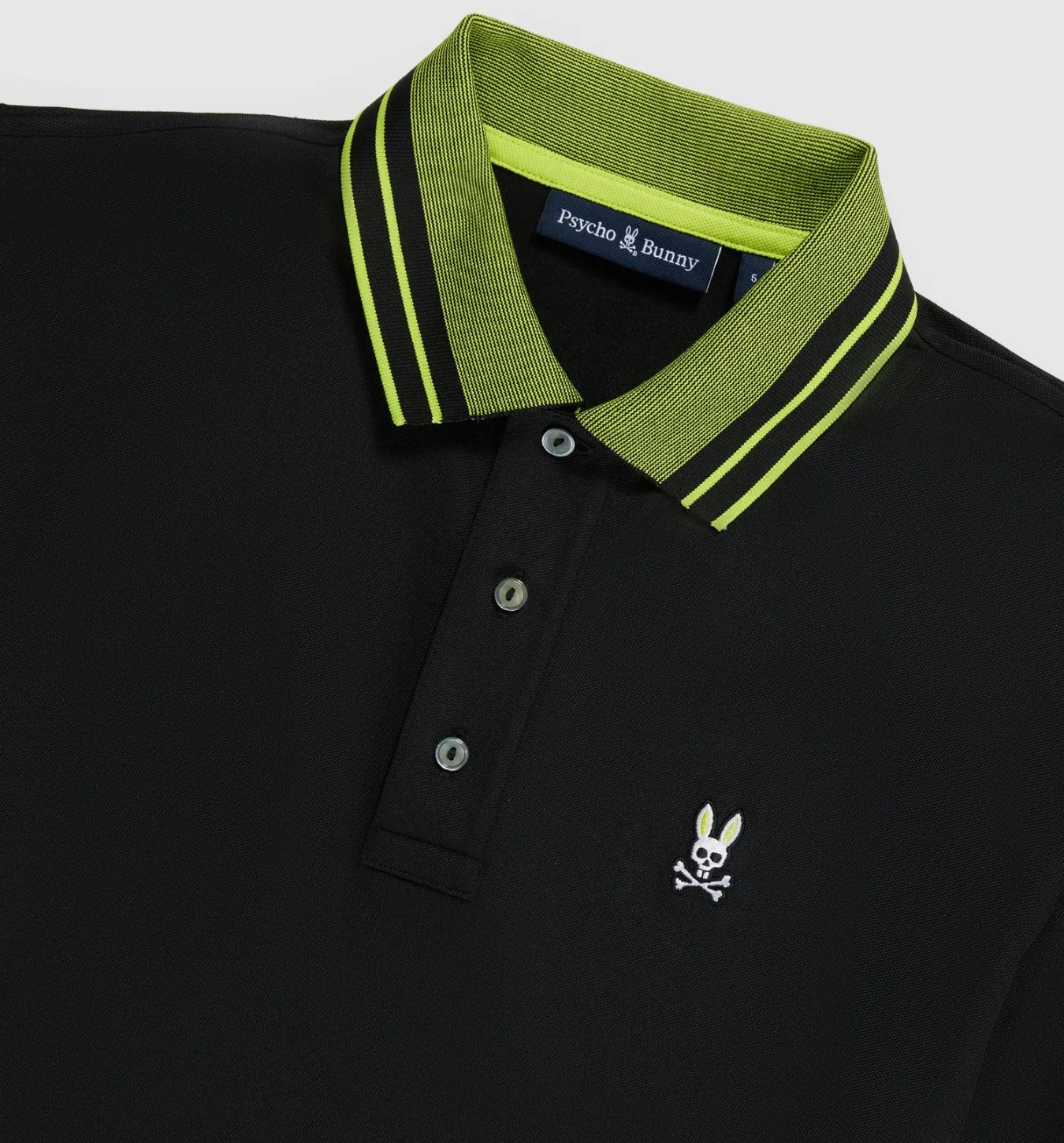 Psycho Bunny Collins Sport Polo - Black