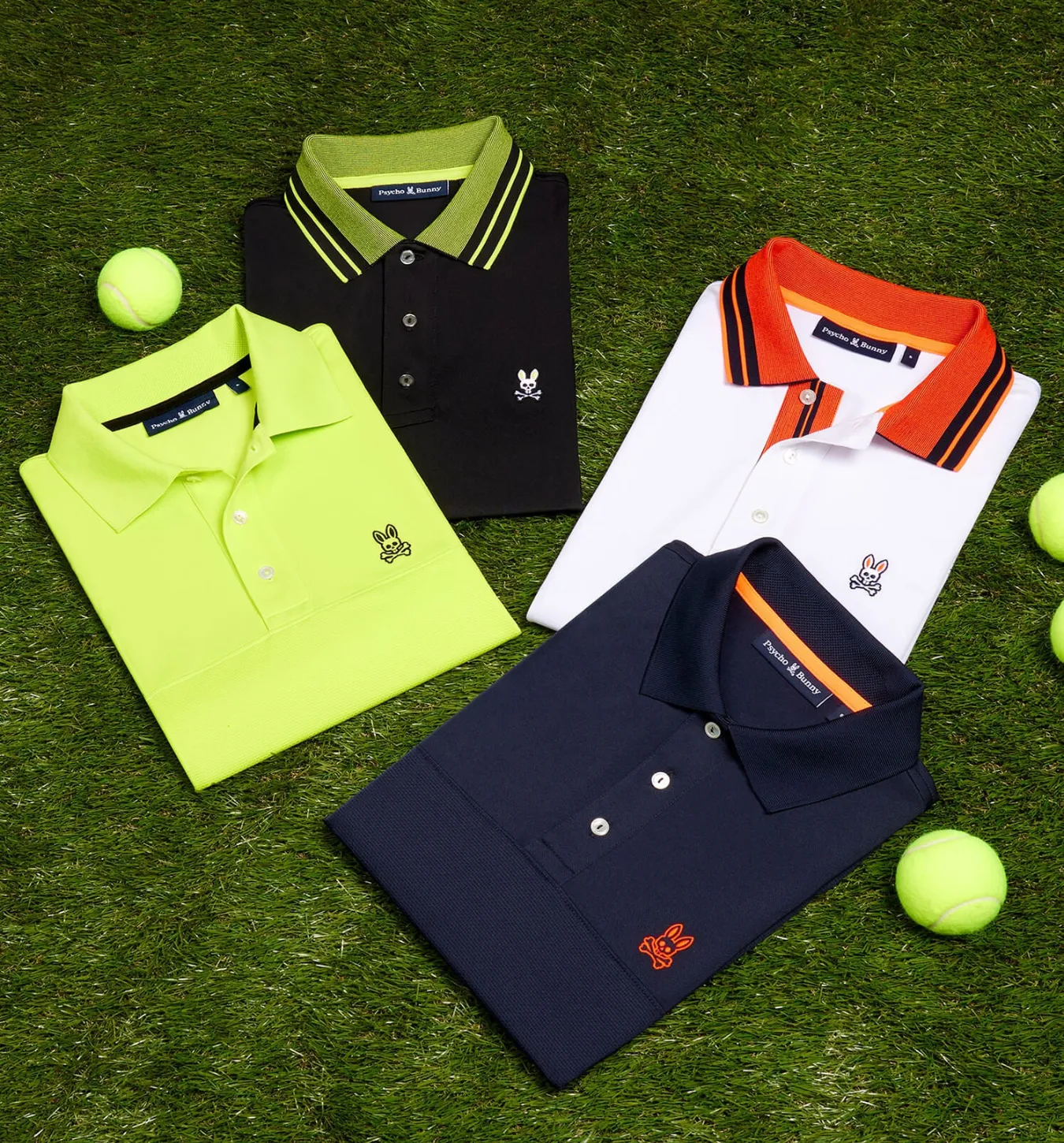 Psycho Bunny Collins Sport Polo - Black