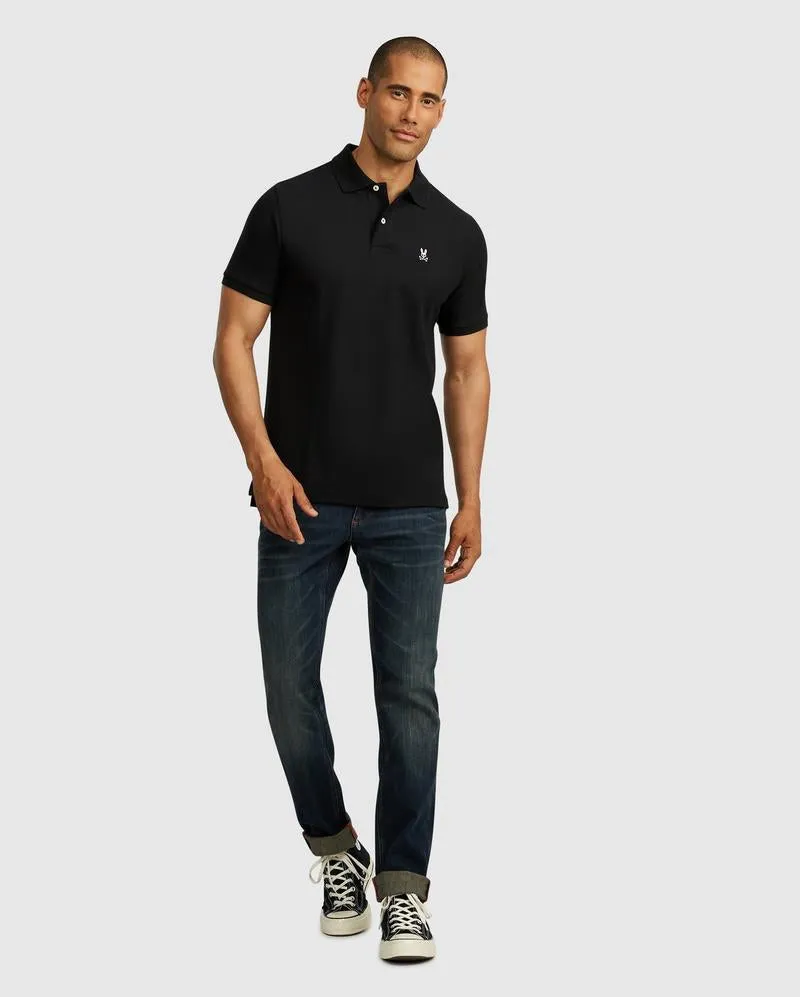 Psycho Bunny Men's Classic Polo - Black