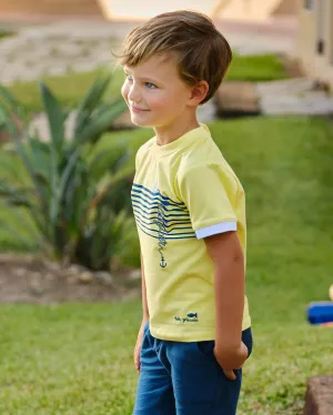 "Ray" Yellow Nautical T-Shirt