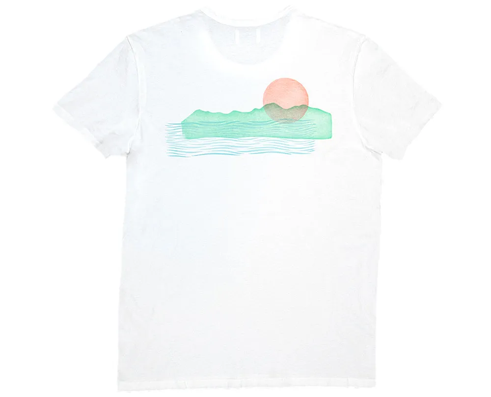 "Western Sun" Men's Hand Block Printed T-Shirt (Limited Edition)