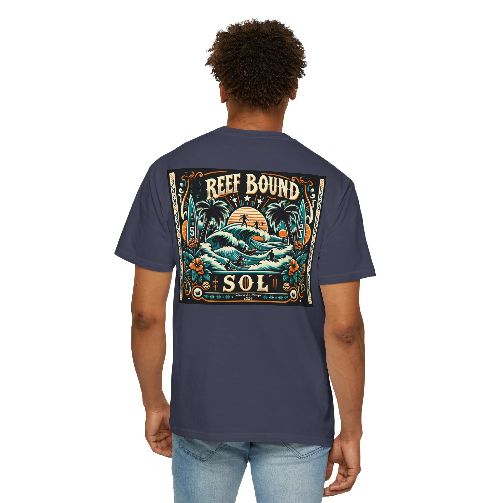 Reef Bound Sol (RBS) Cinco de Mayo Costal Surf T-Shirt