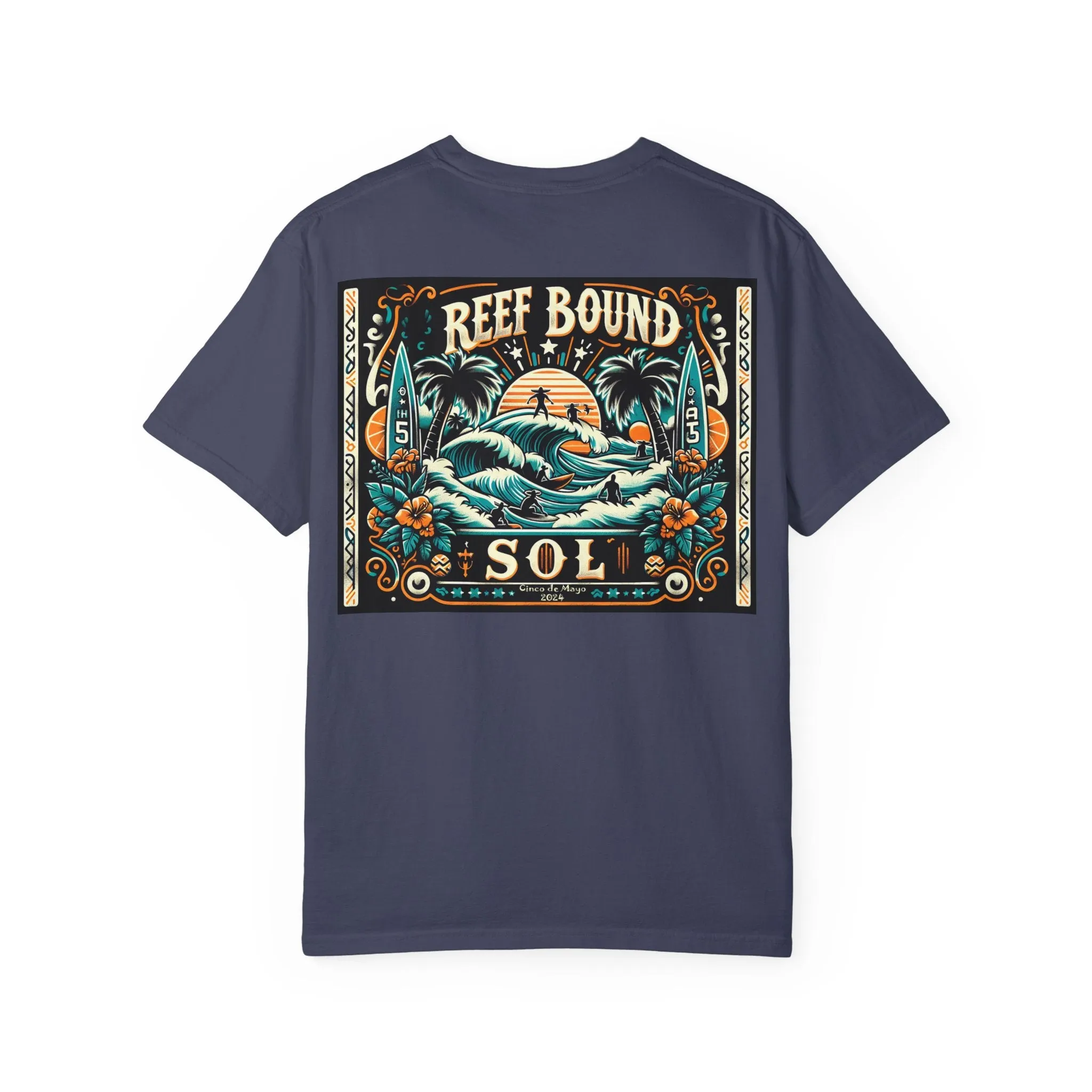 Reef Bound Sol (RBS) Cinco de Mayo Costal Surf T-Shirt