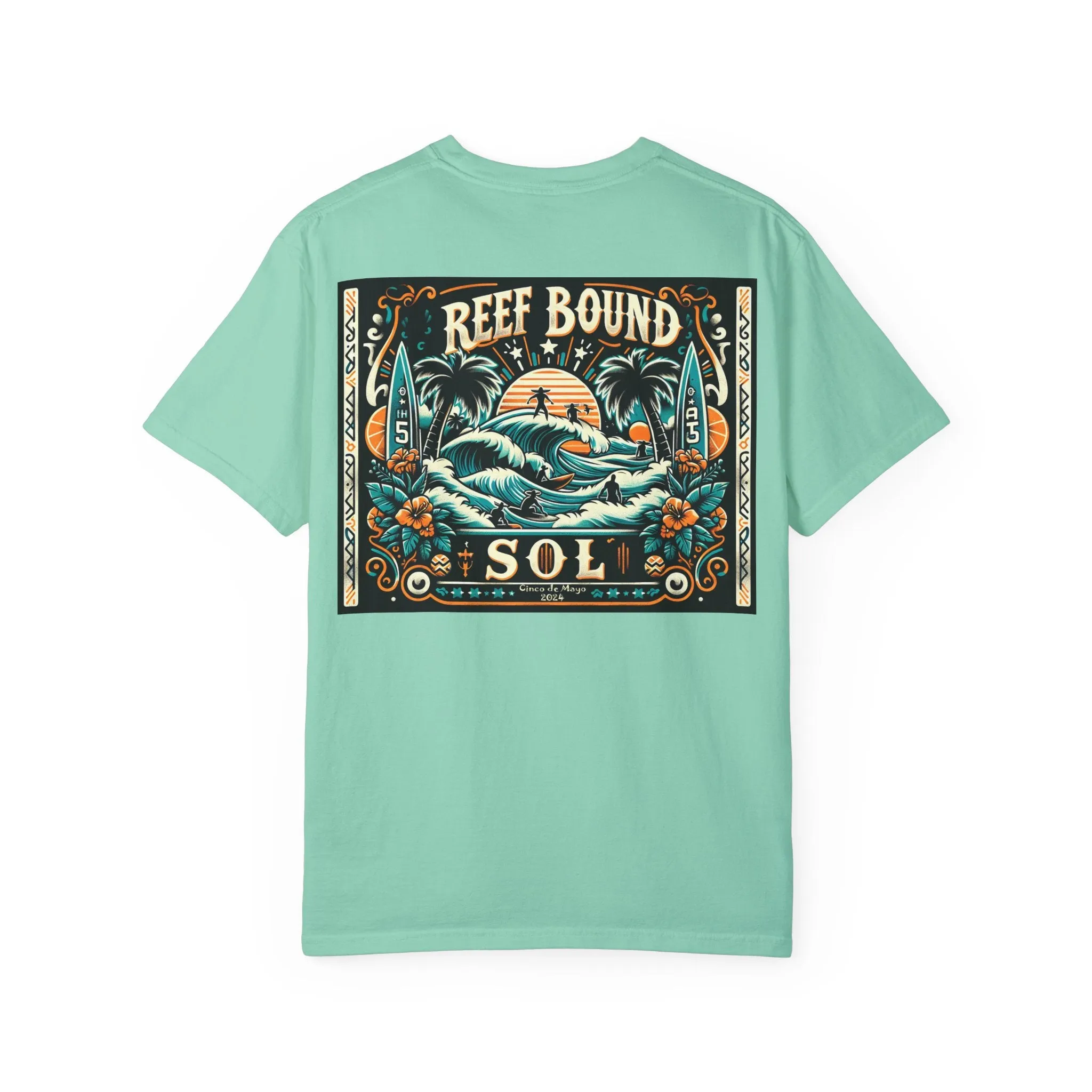 Reef Bound Sol (RBS) Cinco de Mayo Costal Surf T-Shirt