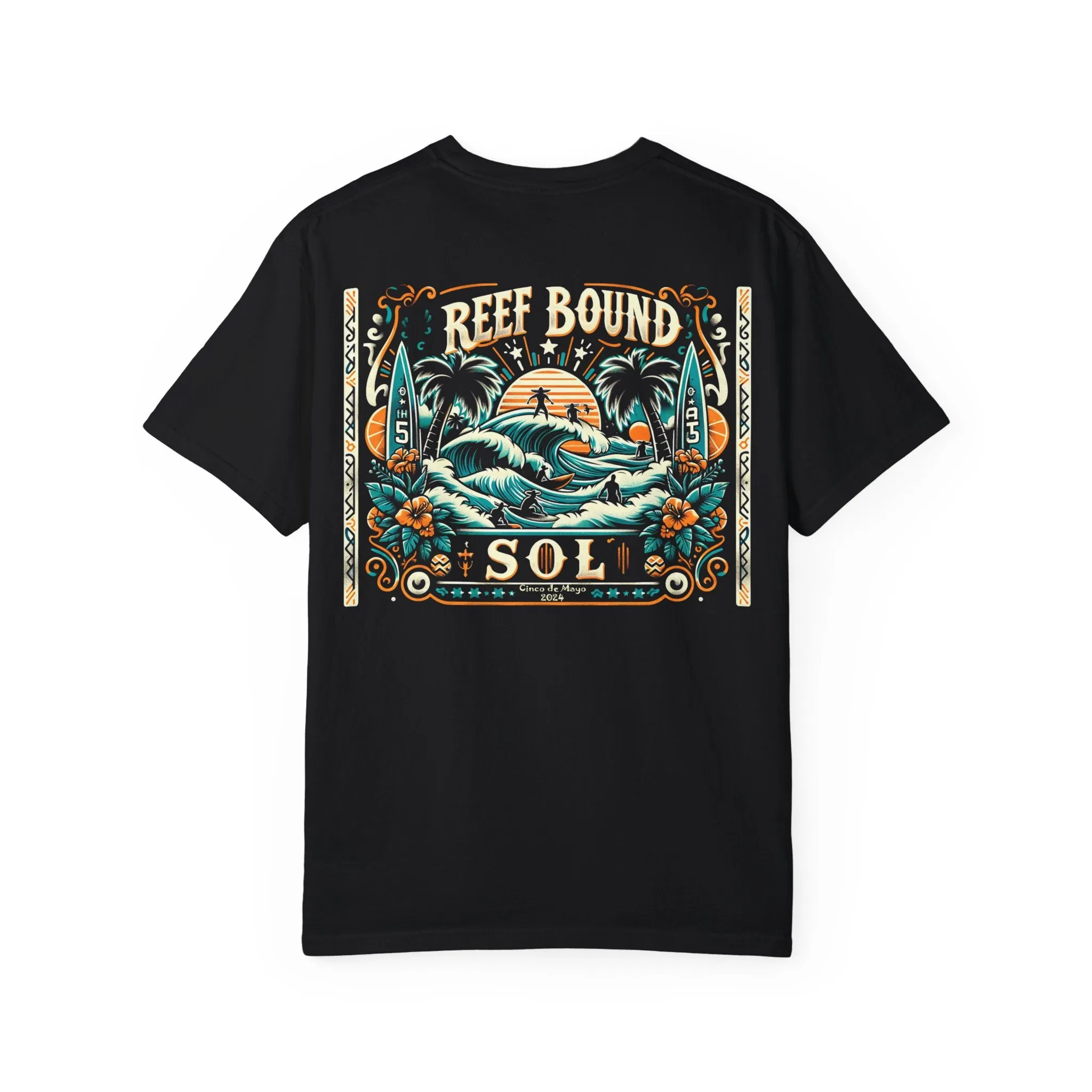 Reef Bound Sol (RBS) Cinco de Mayo Costal Surf T-Shirt