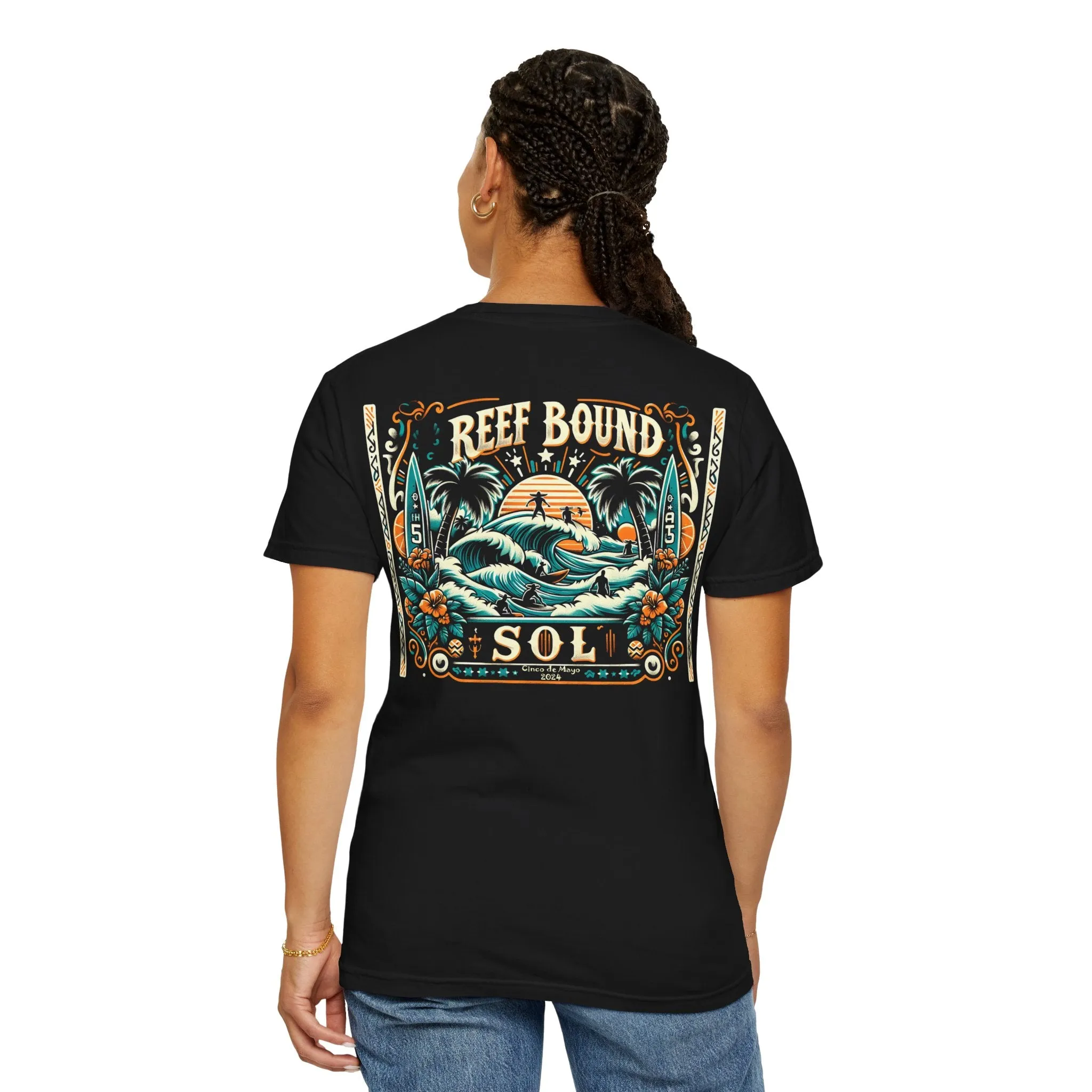 Reef Bound Sol (RBS) Cinco de Mayo Costal Surf T-Shirt