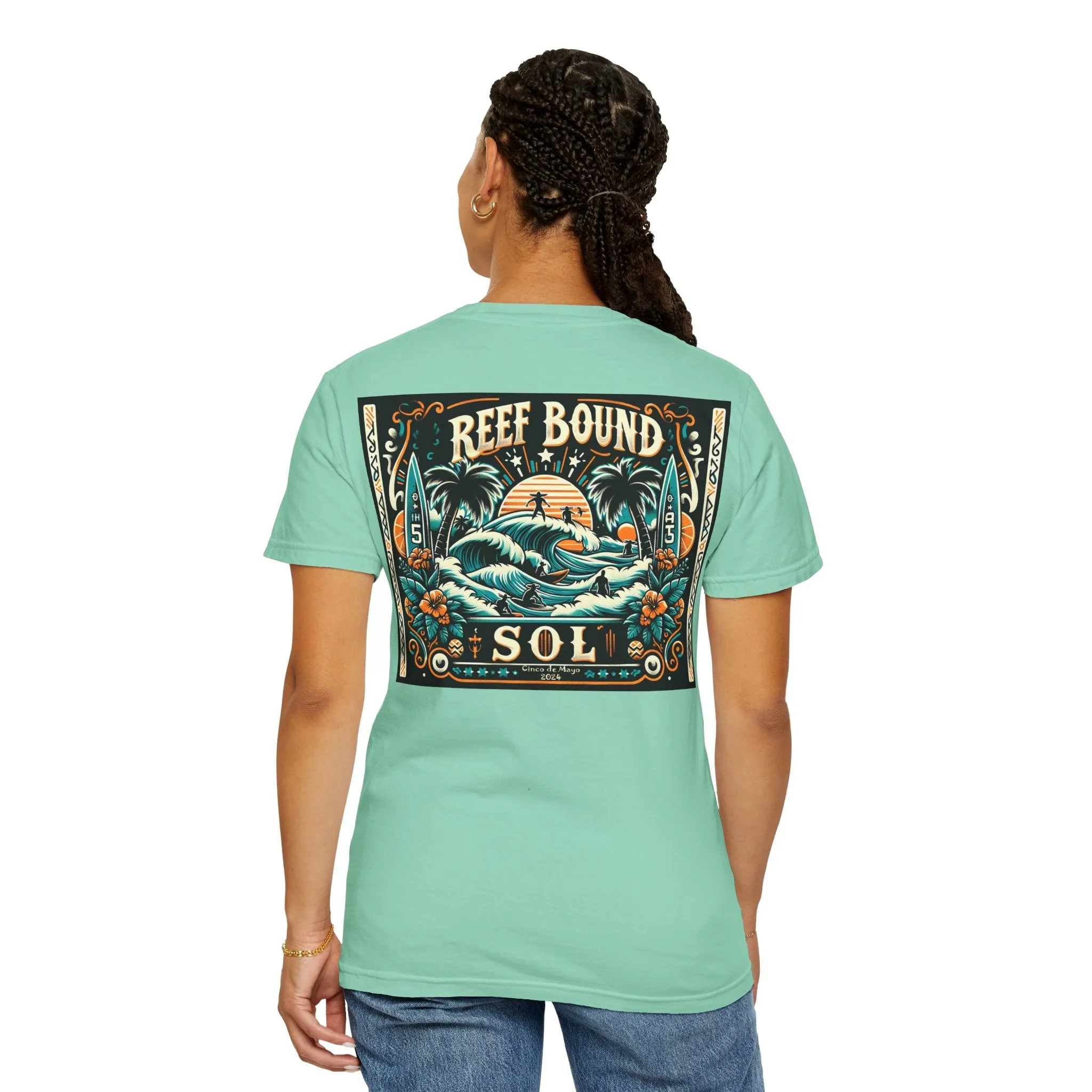 Reef Bound Sol (RBS) Cinco de Mayo Costal Surf T-Shirt
