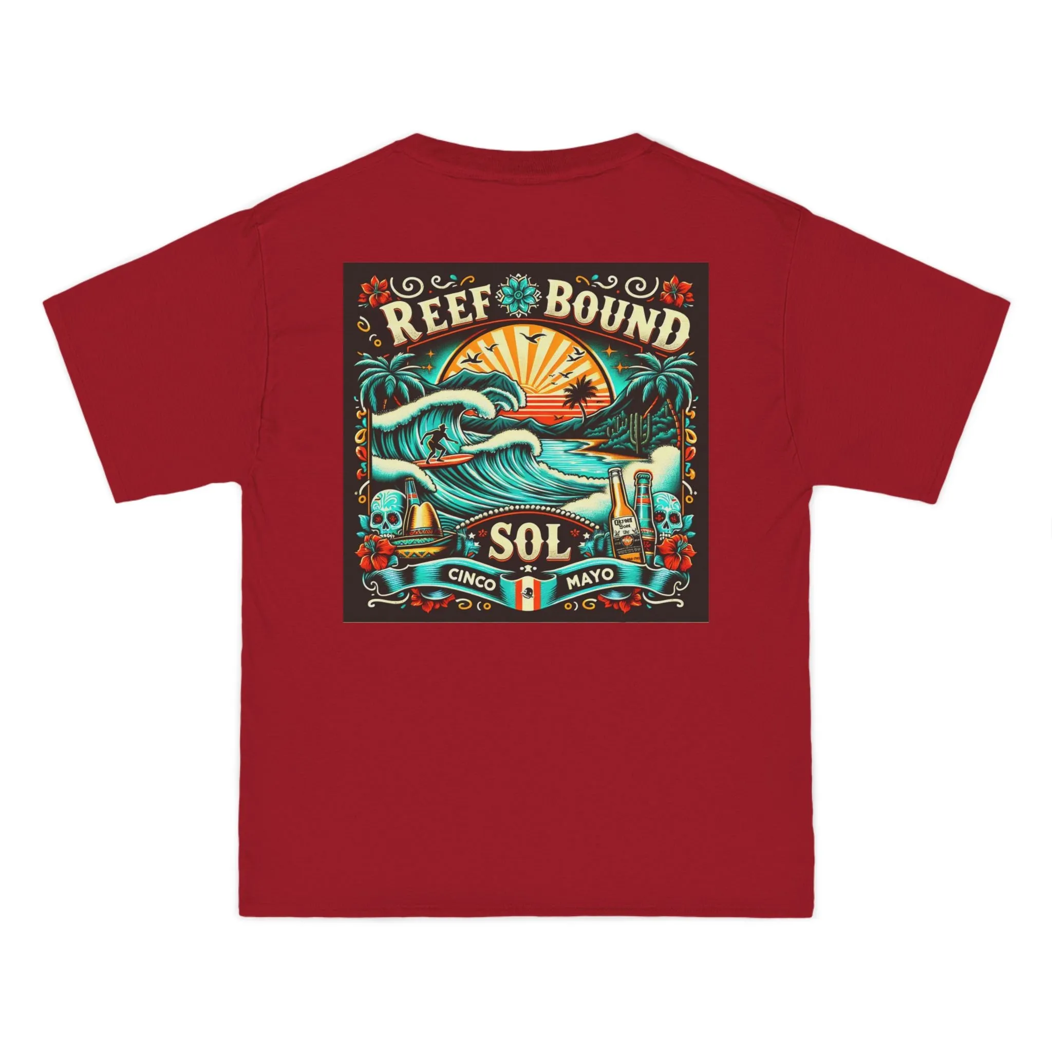 Reef Bound Sol (RBS) Cinco De Mayo Viva Mexico Surfer T-Shirt
