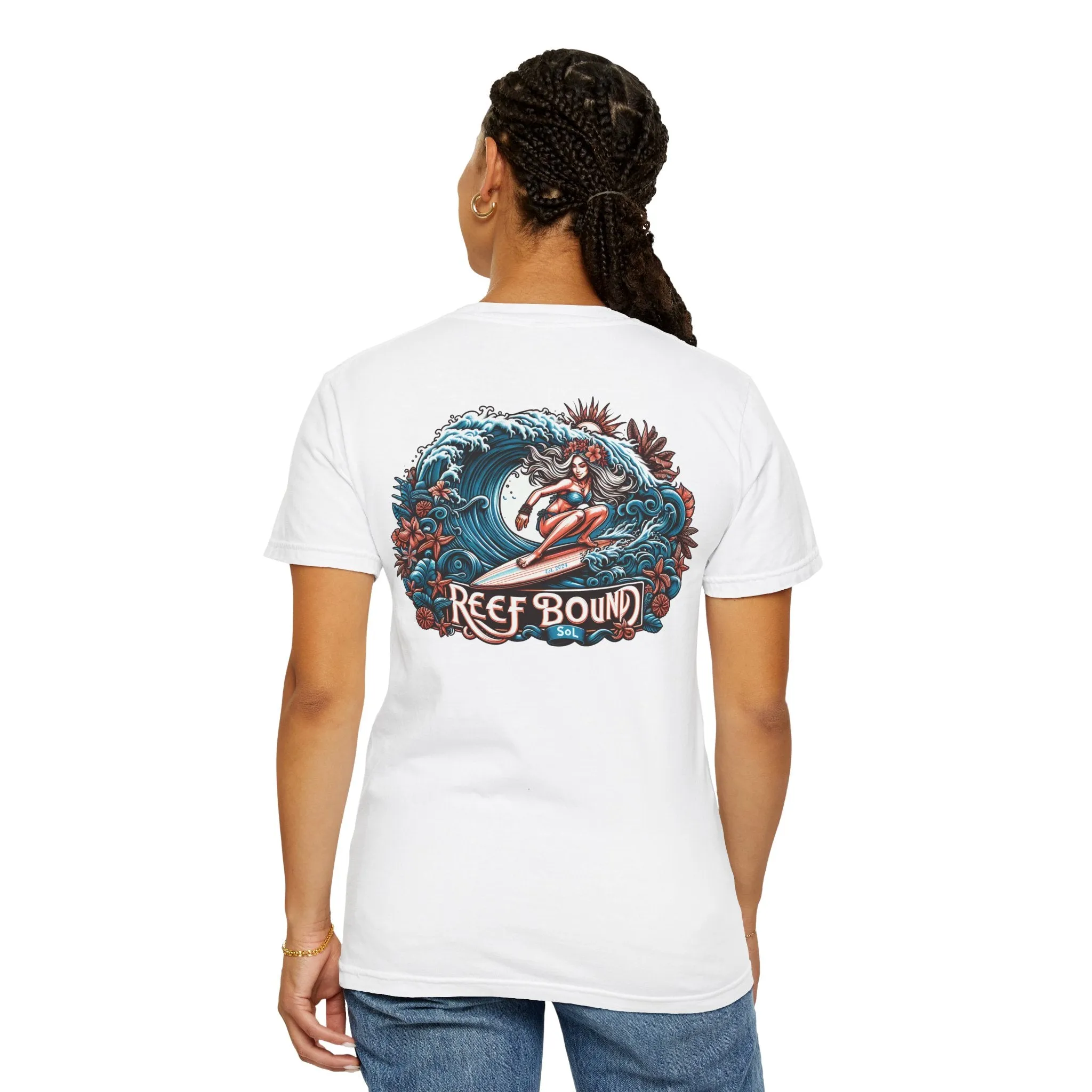 Reef Bound Sol (RBS) Hawaiian Surfer Girl Alana T-Shirt