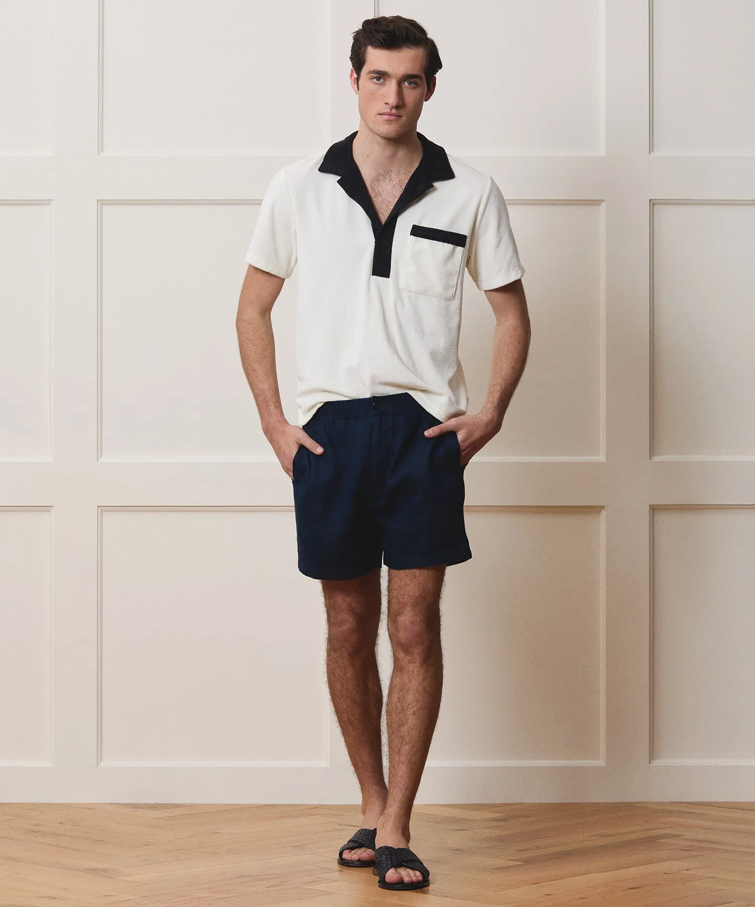 Relaxed Terry Beach Polo