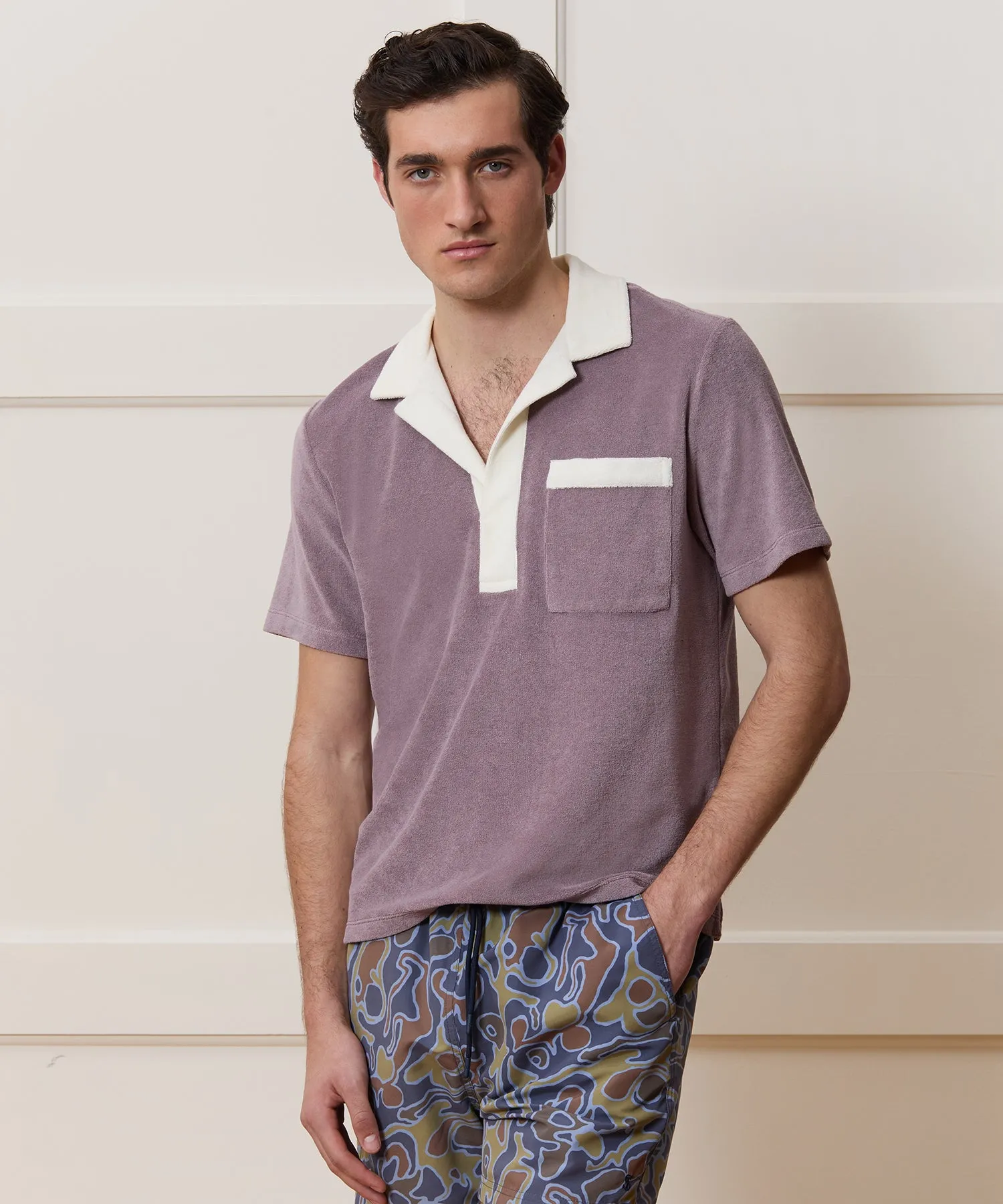 Relaxed Terry Beach Polo