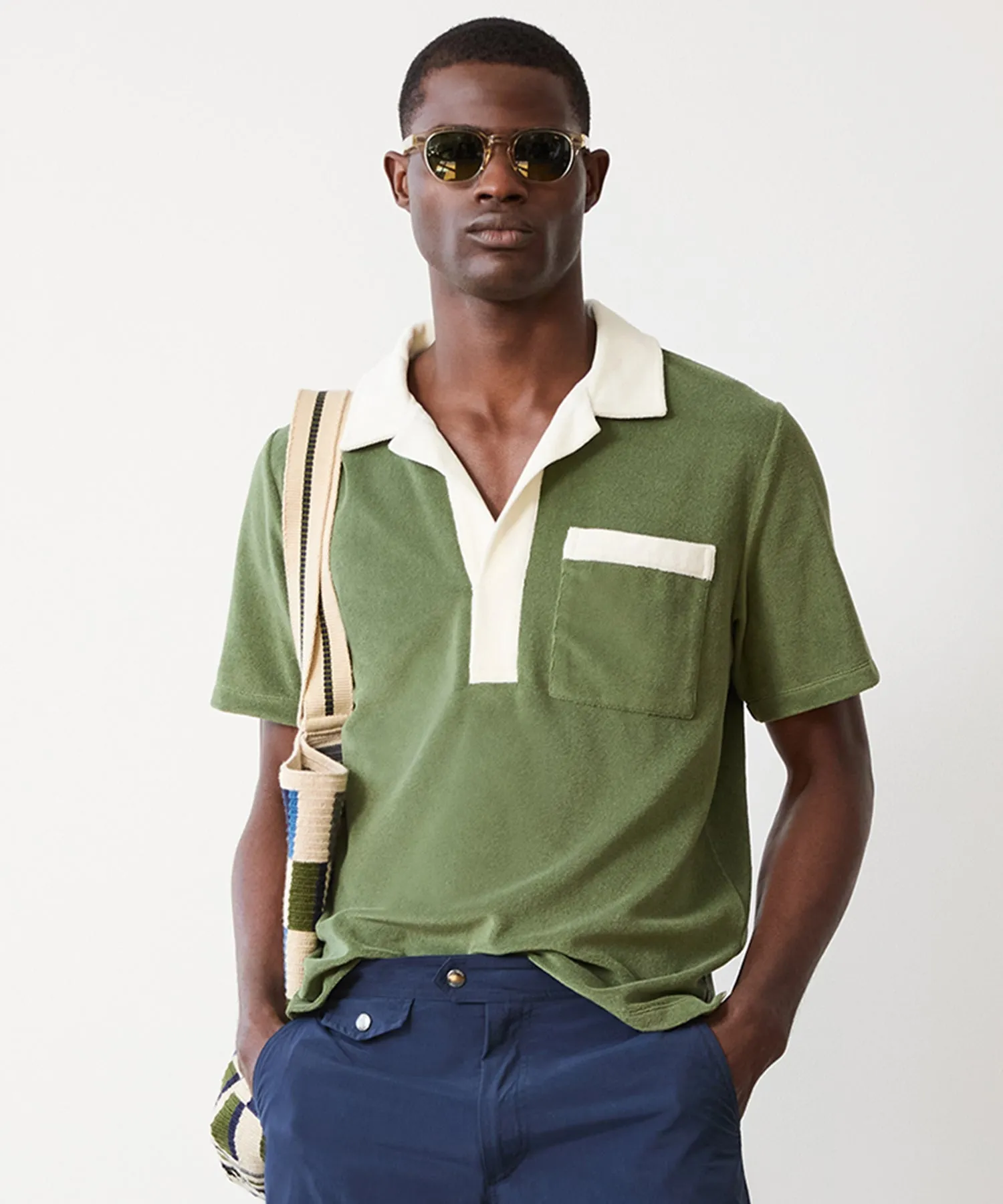 Relaxed Terry Beach Polo