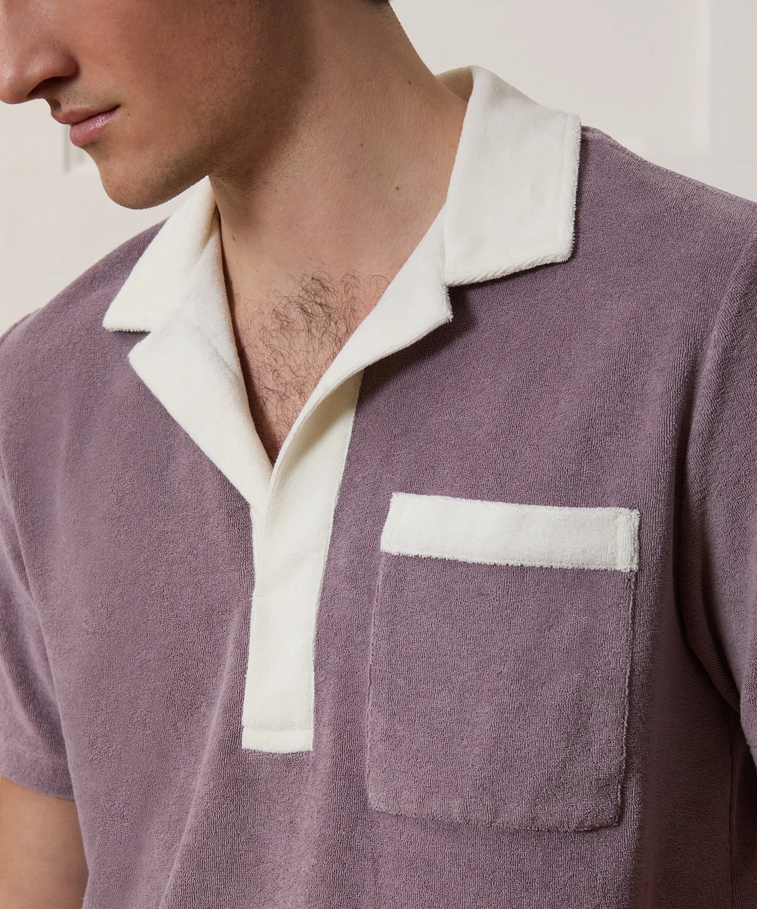Relaxed Terry Beach Polo