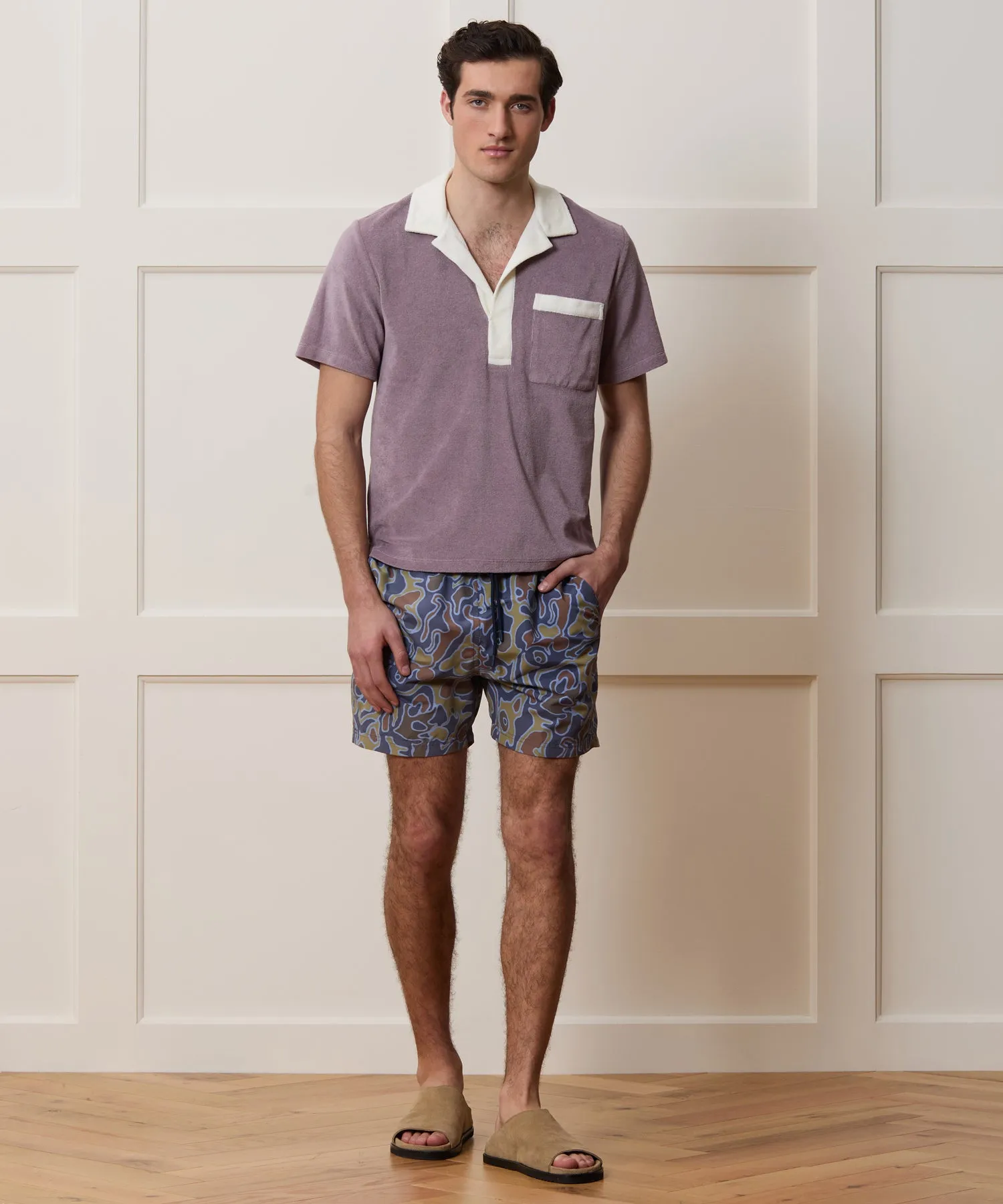 Relaxed Terry Beach Polo