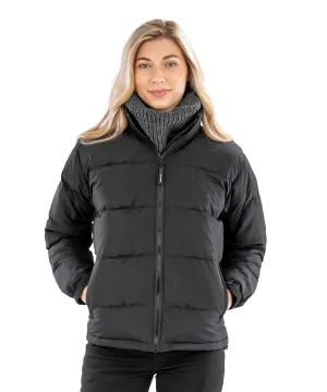 Result  Womens Holkham Down-Feel Jacket - Black