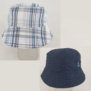 Reversible Nautical Bucket Hat