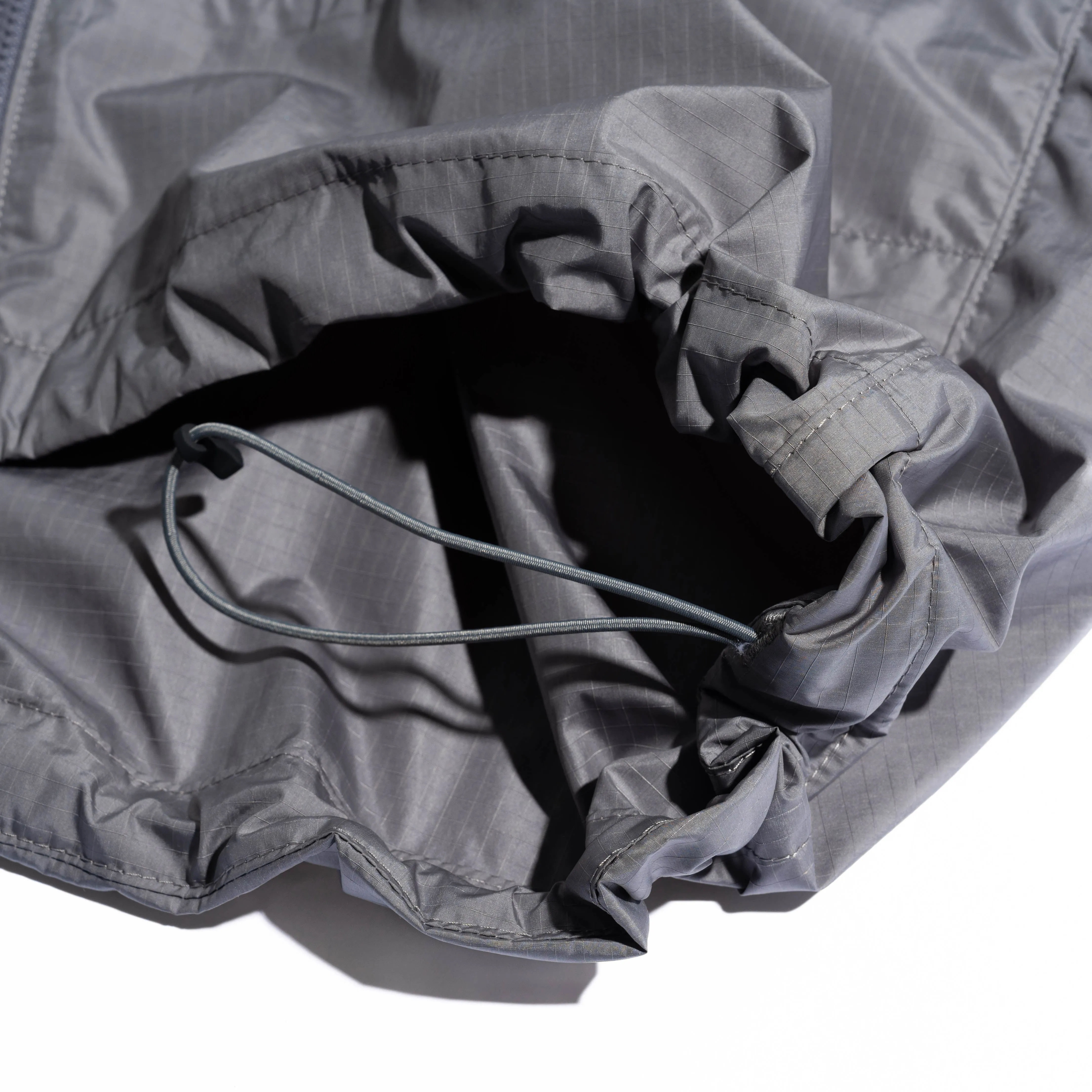 Rip-Stop Hooded Jacket Metallic Gray GL15145