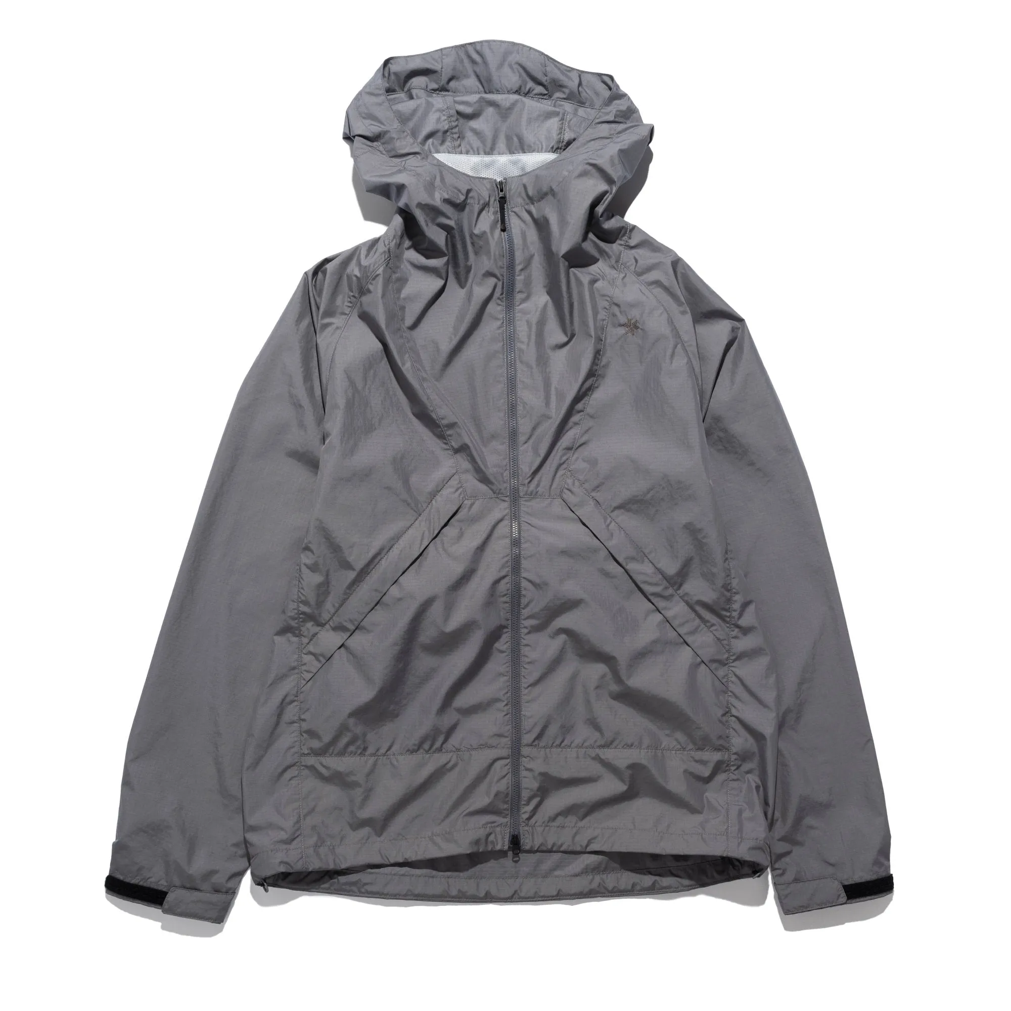 Rip-Stop Hooded Jacket Metallic Gray GL15145