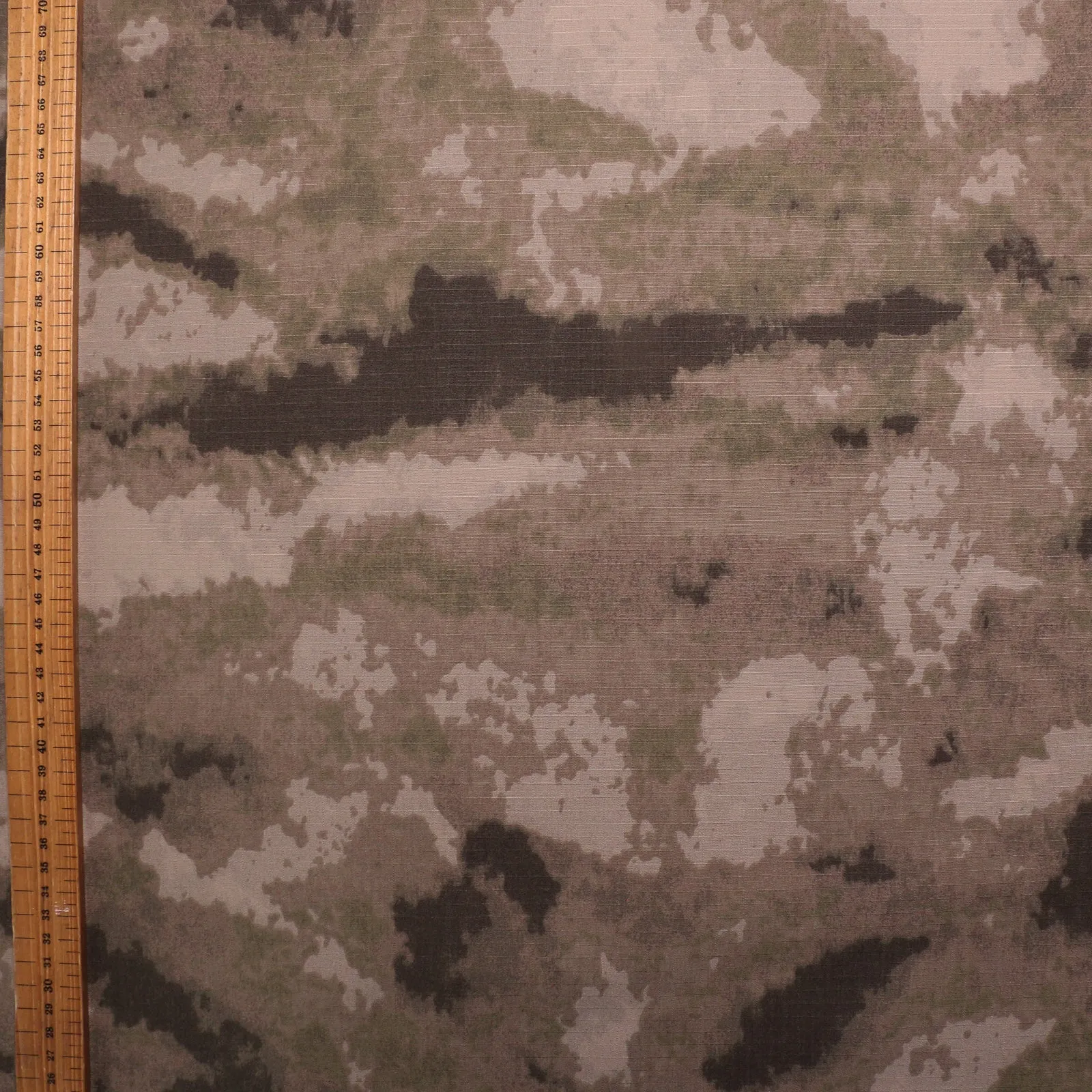 Ripstop cotton Fabric - Military Camouflage
