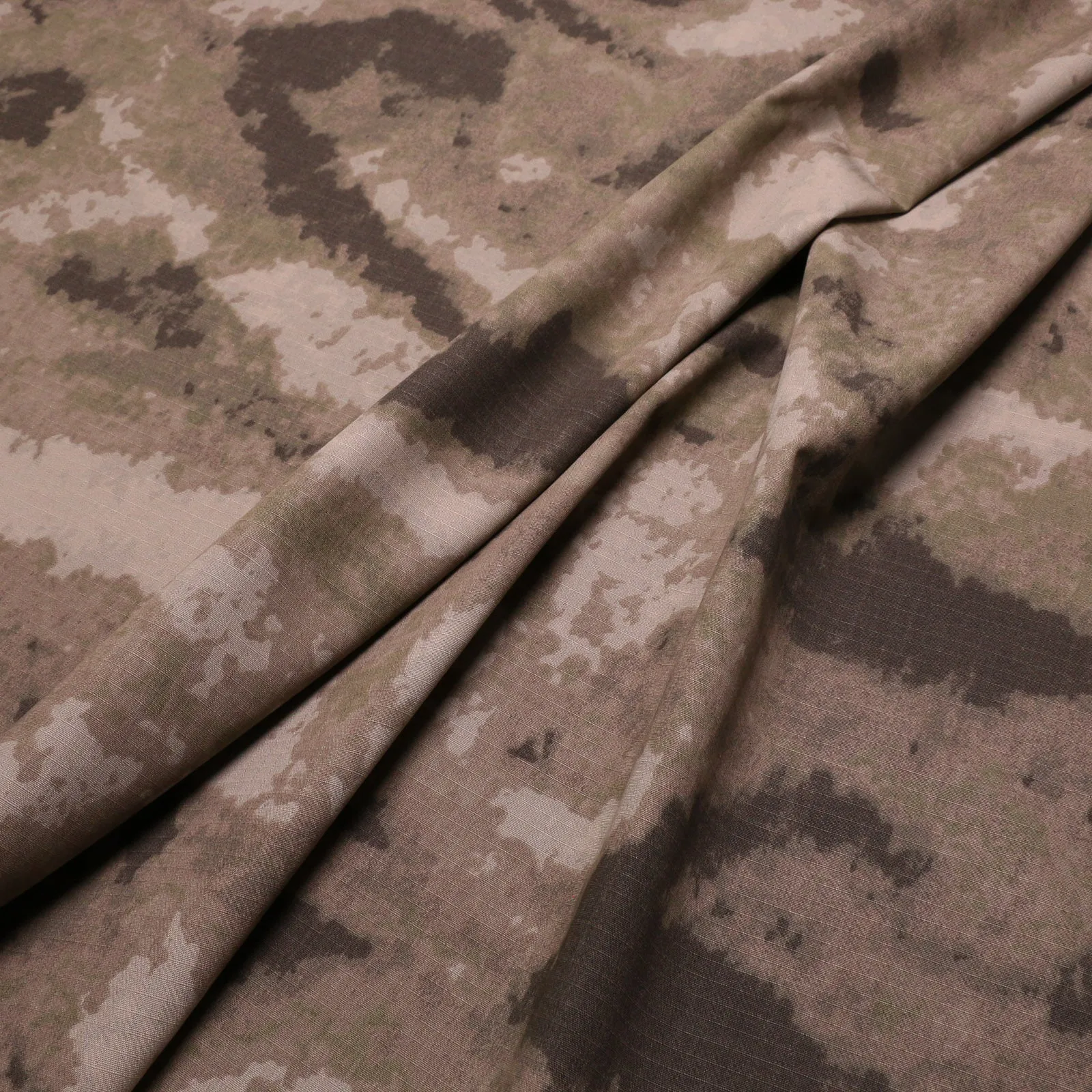 Ripstop cotton Fabric - Military Camouflage