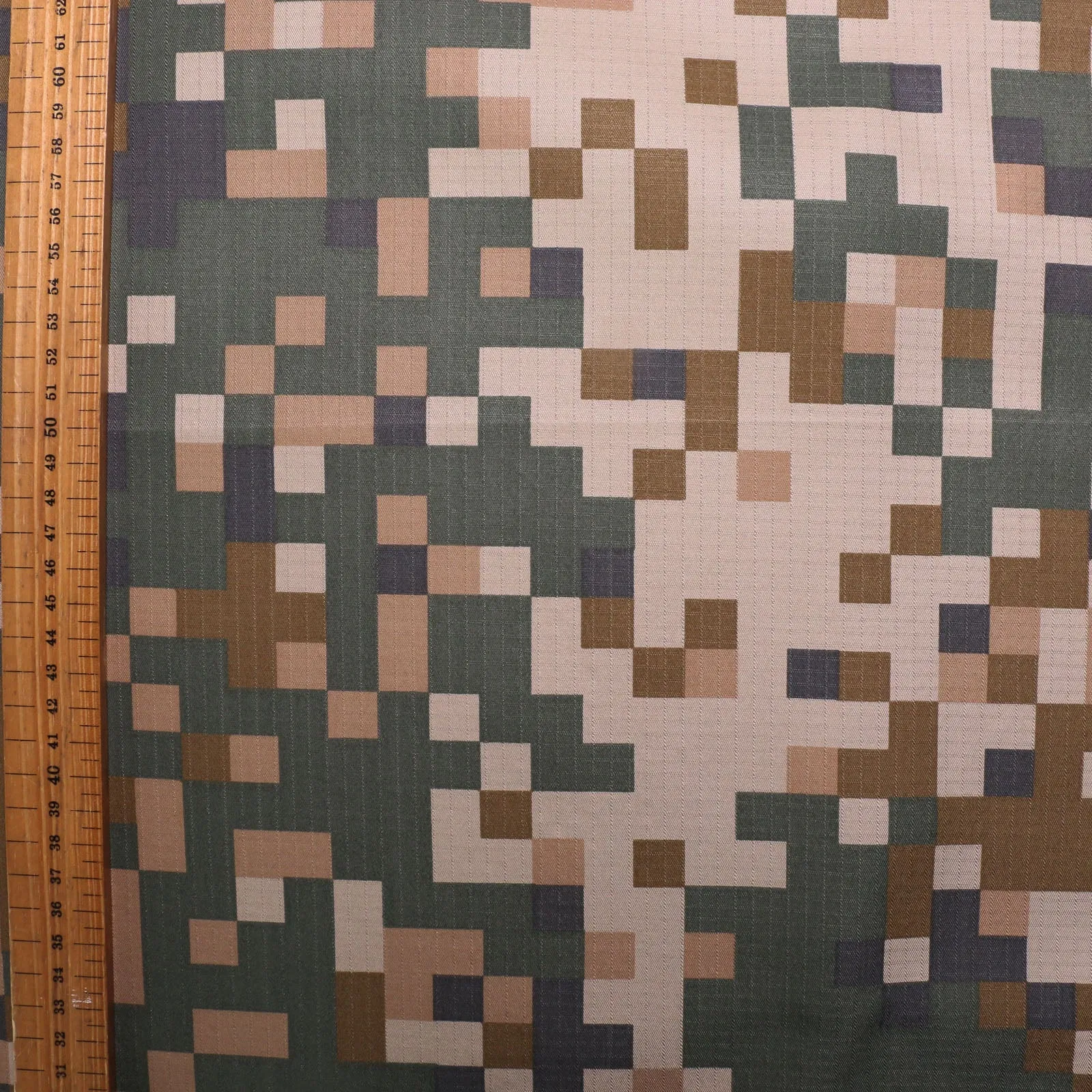 Ripstop cotton Fabric - Military Camouflage