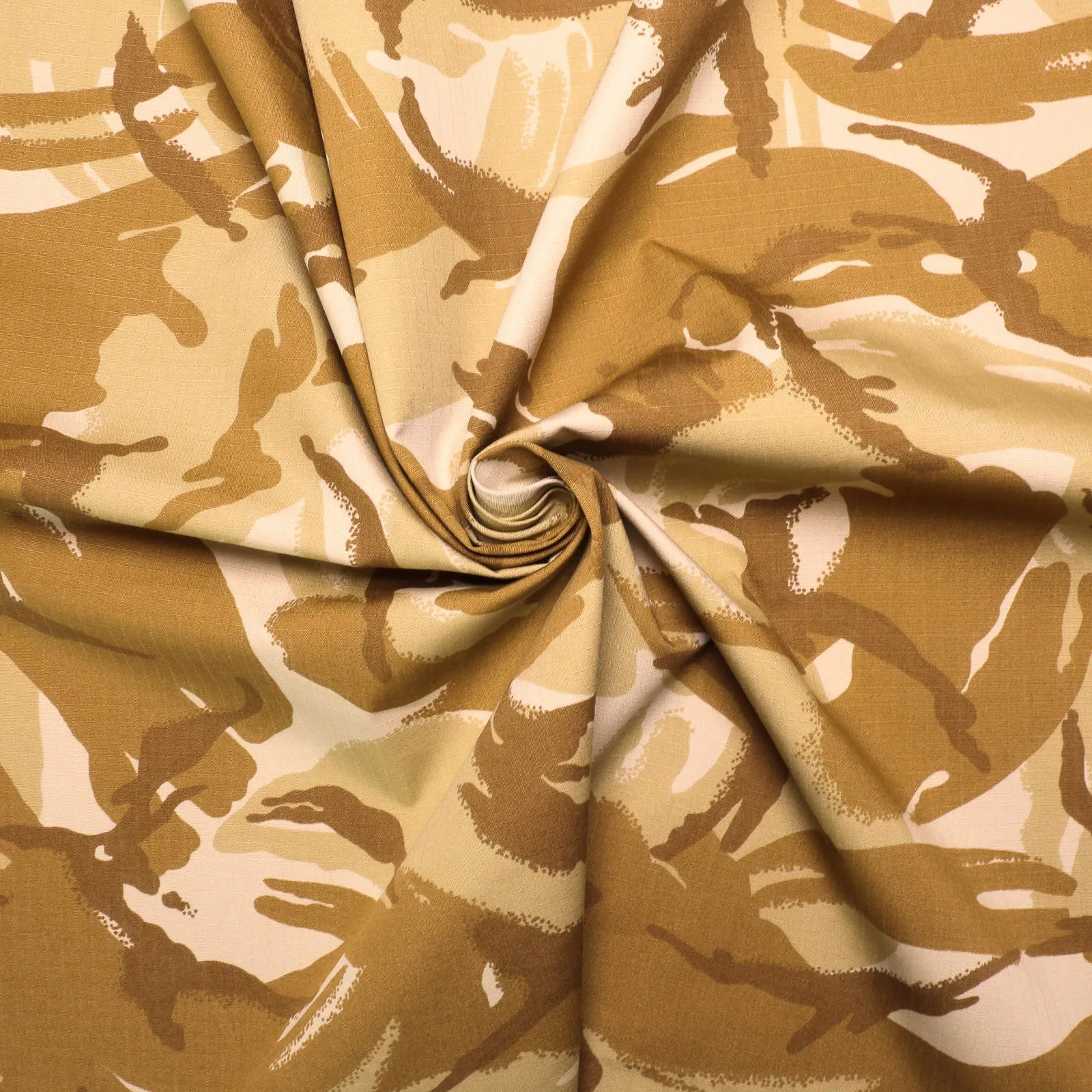 Ripstop cotton Fabric - Military Camouflage