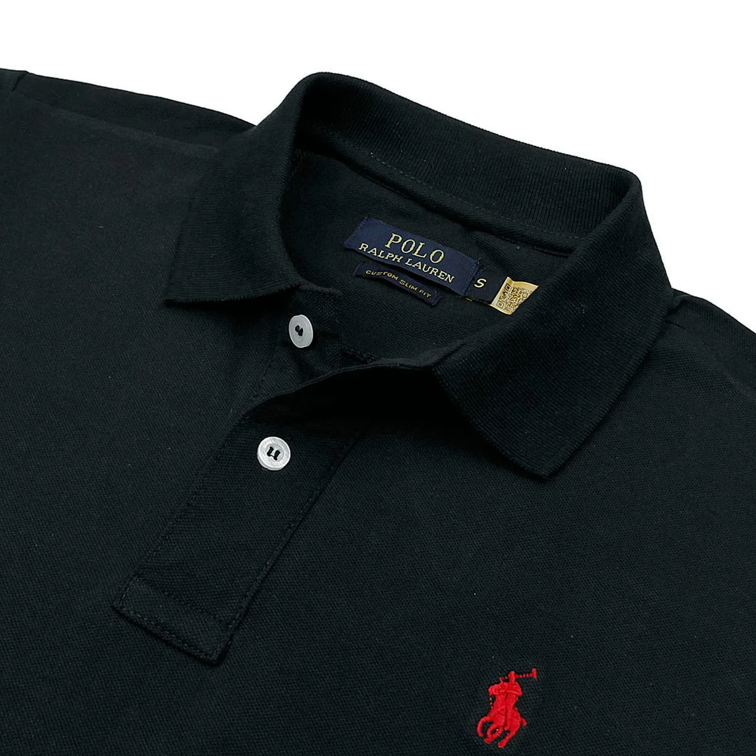 RL Basic Black Polo Shirt