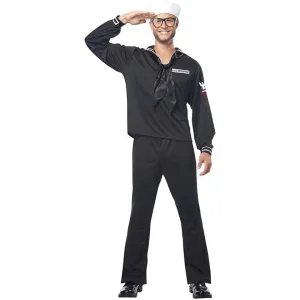 Sailor Black Marine Navy Costume