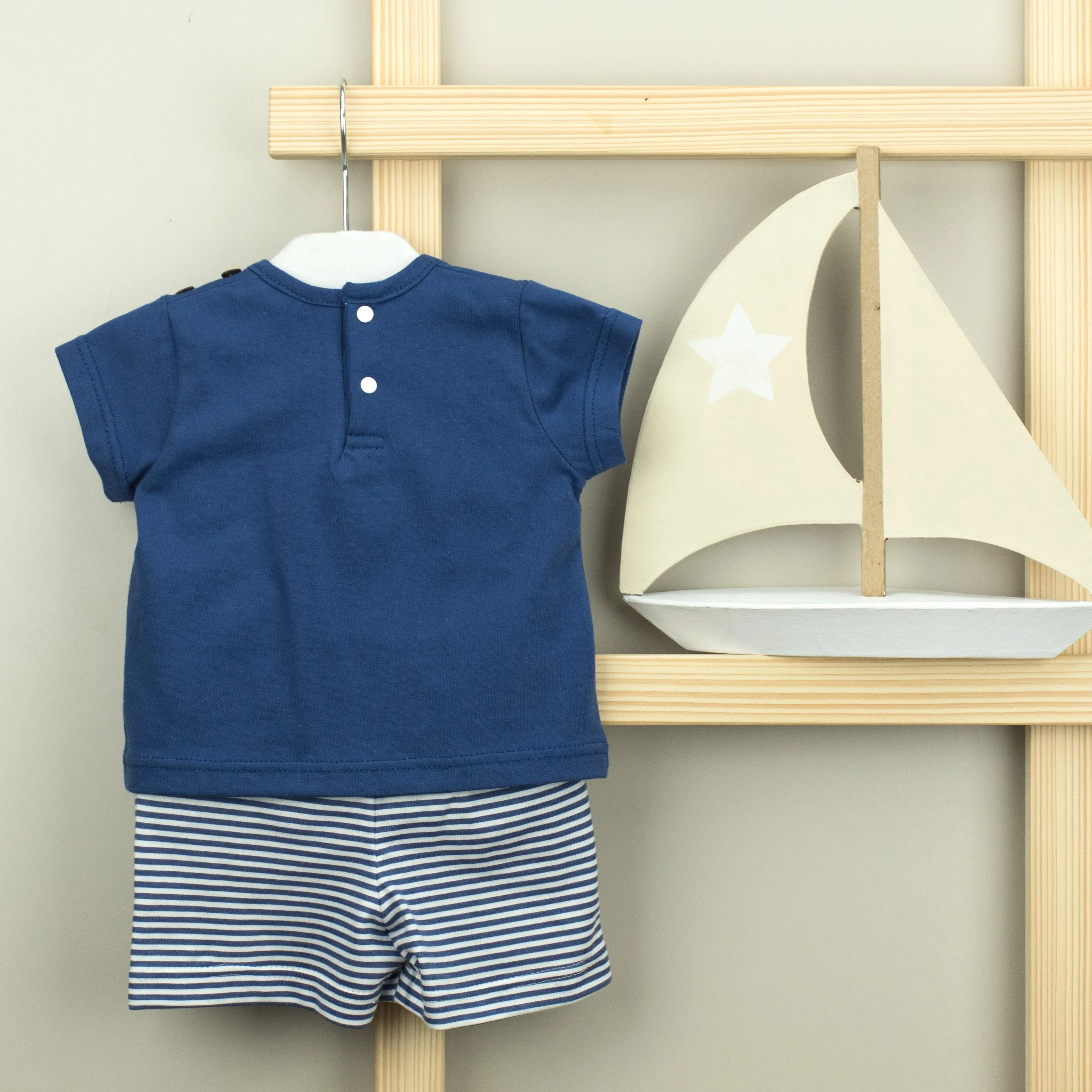 Sailor Striped T-Shirt & Shorts
