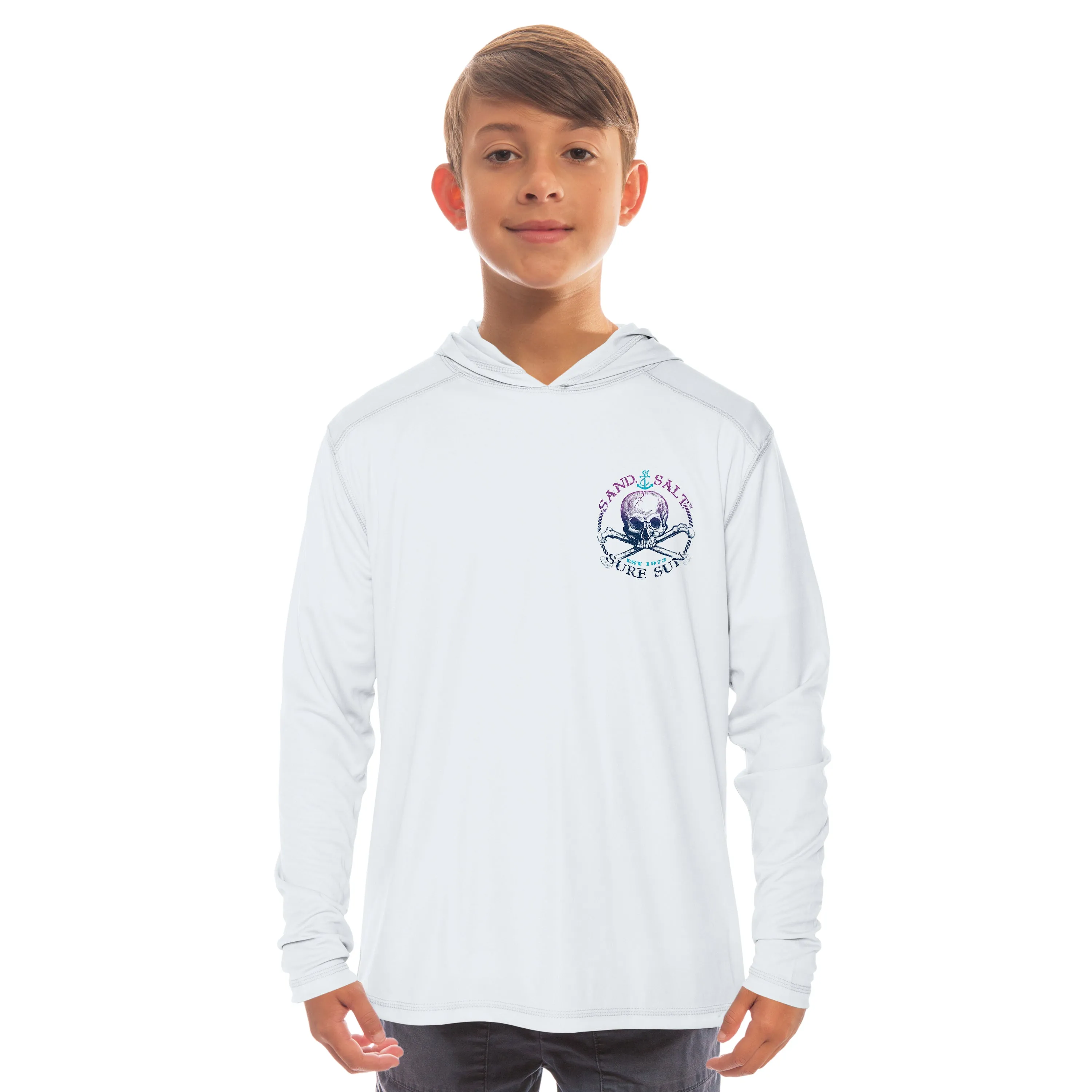 Saltwater Fish Dorado Youth Solar Hoodie