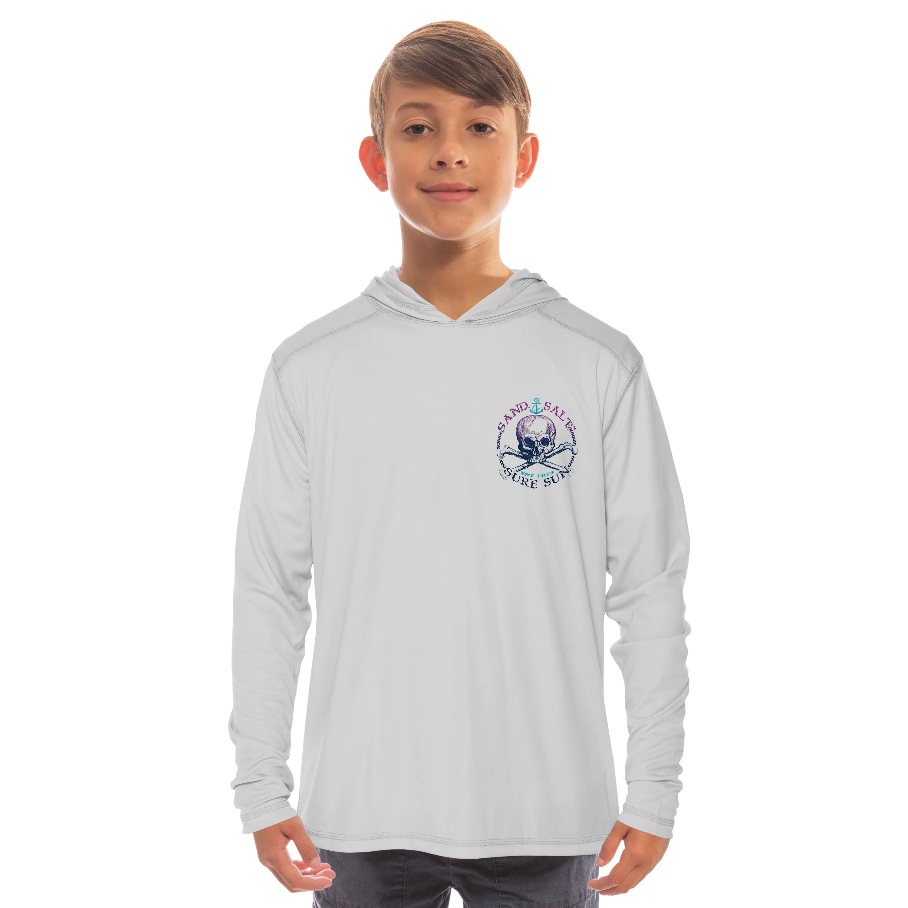 Saltwater Fish Dorado Youth Solar Hoodie