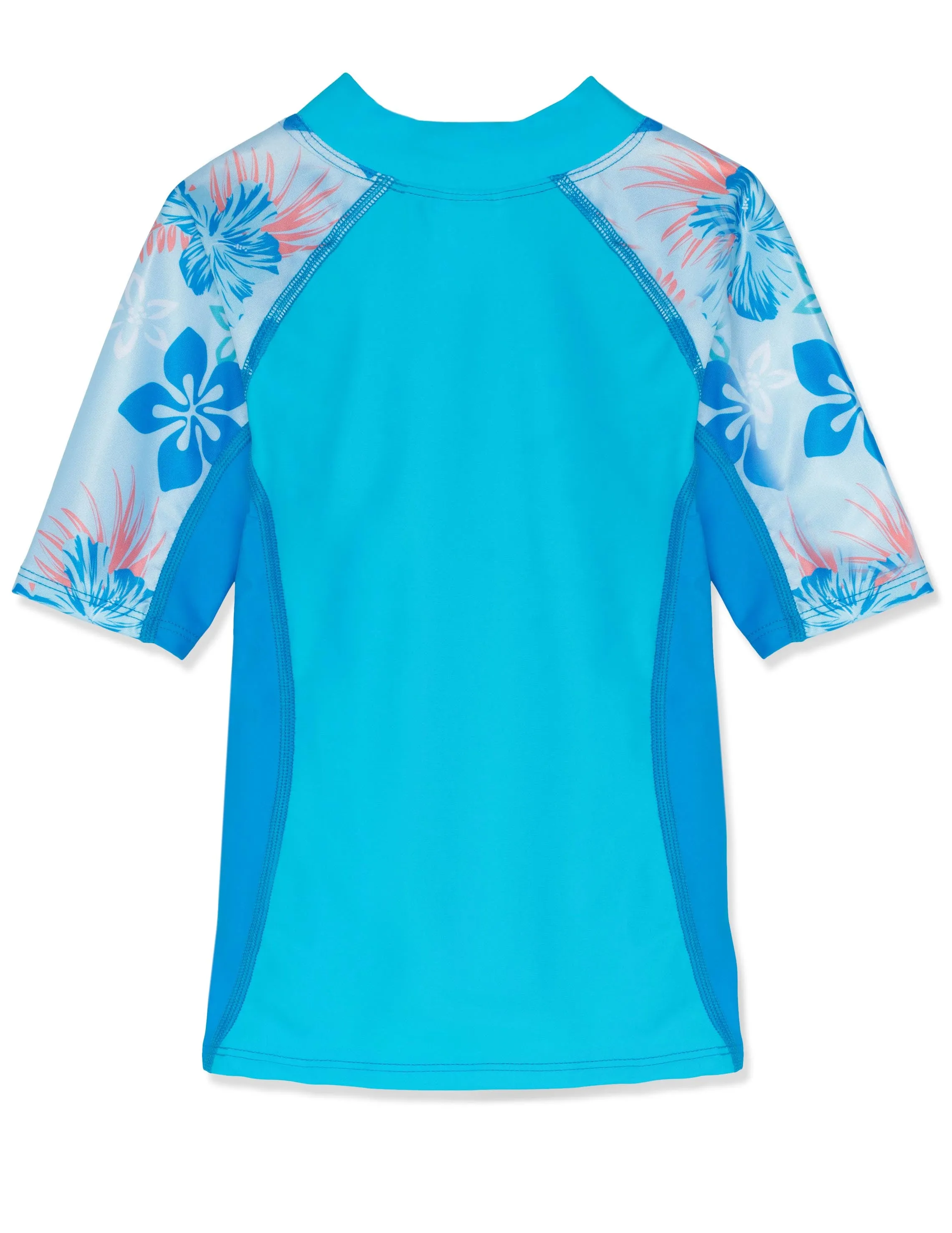 Seaside Rash Guard & Jammer Short - Celeste (MADE IN USA)