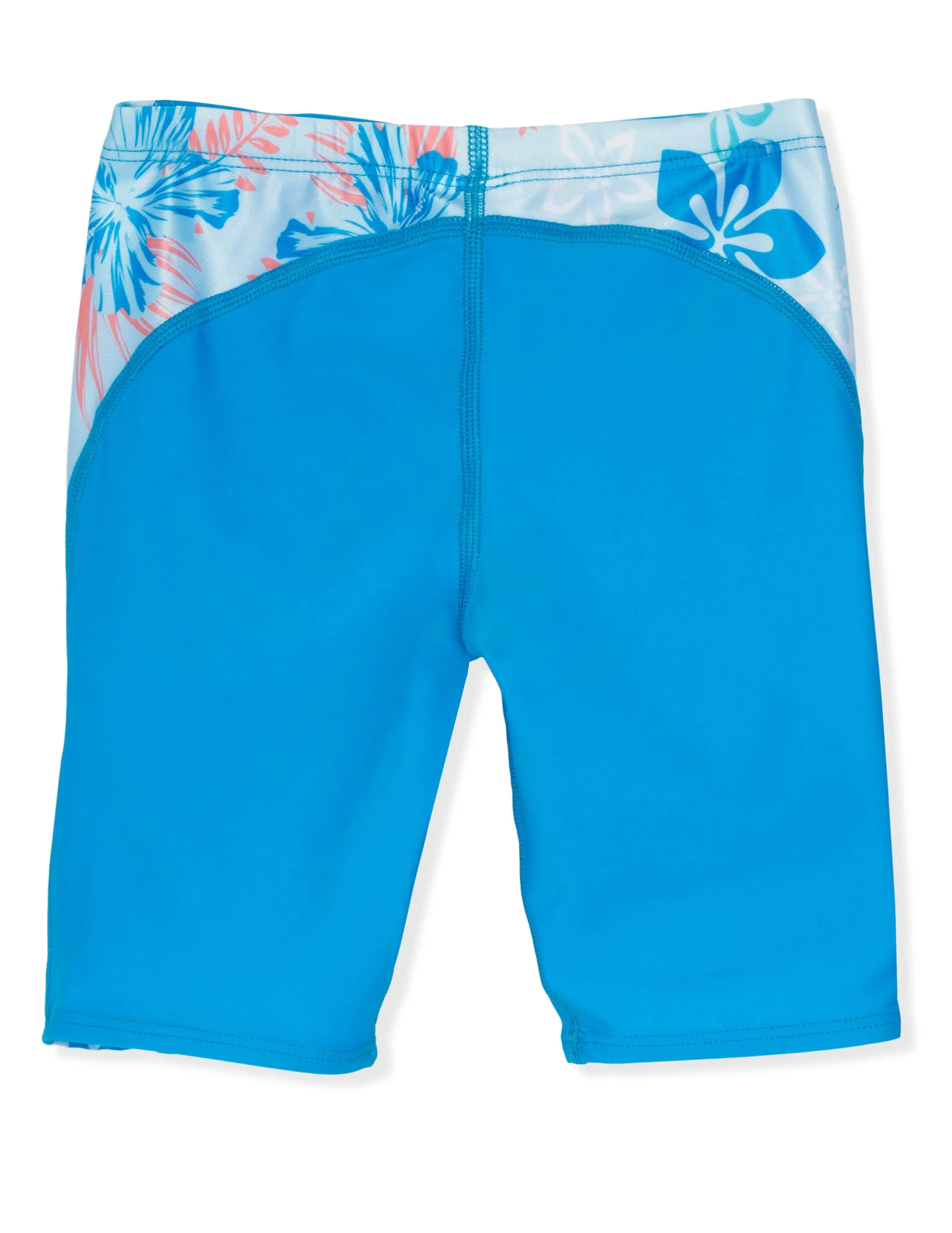 Seaside Rash Guard & Jammer Short - Celeste (MADE IN USA)