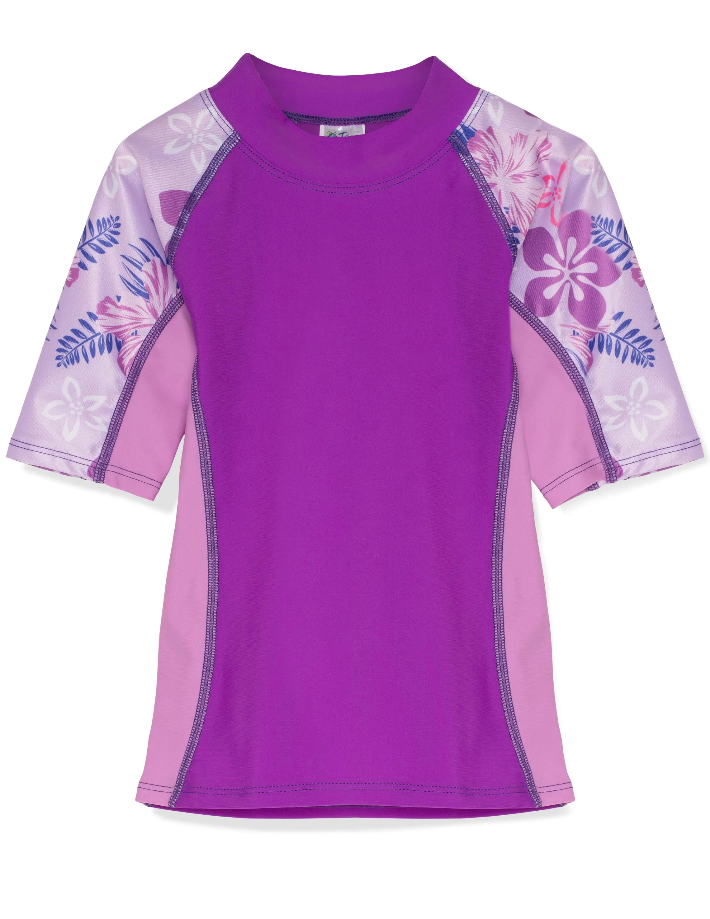 Seaside Rash Guard & Jammer Short - Malva (MADE IN USA)