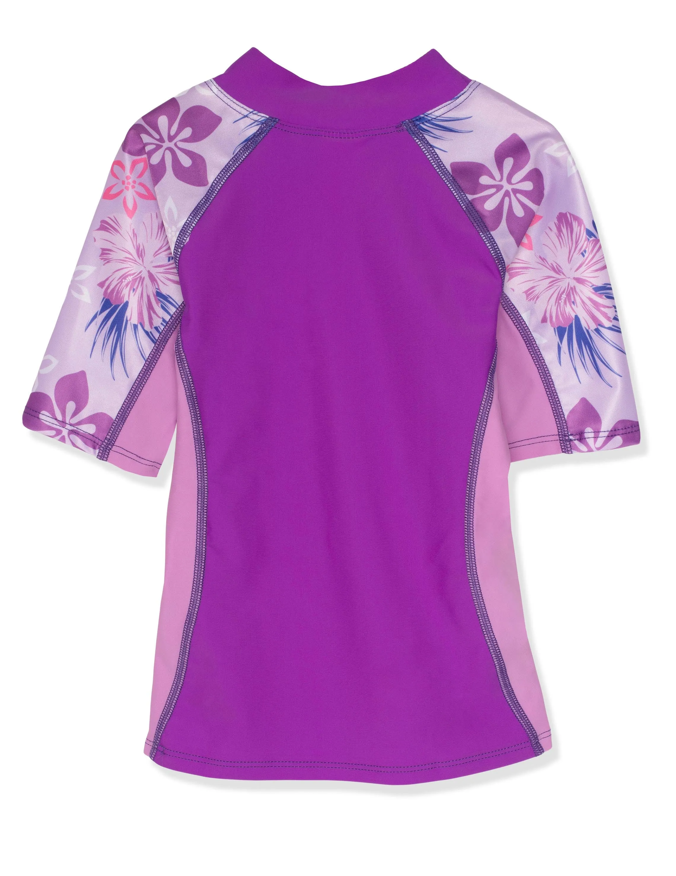 Seaside Rash Guard & Jammer Short - Malva (MADE IN USA)