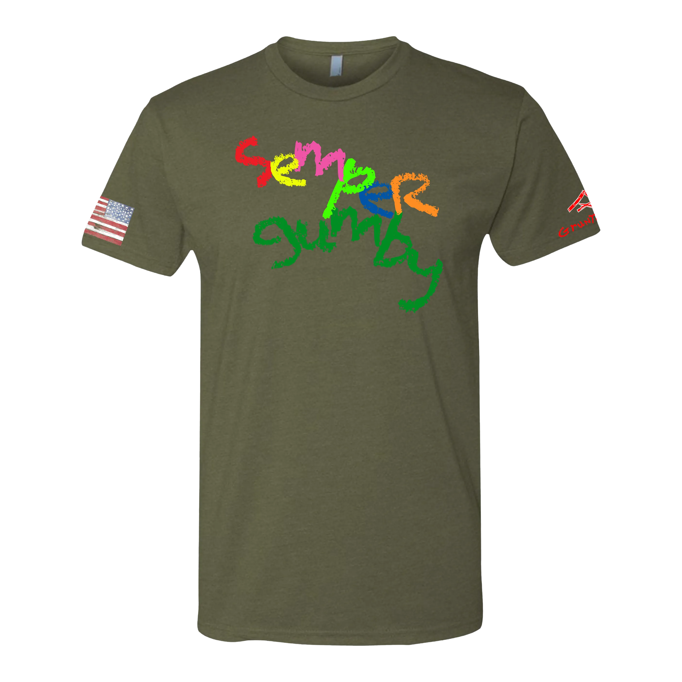 SEMPER GUMBY -Crayon Shirt (OD OR CHARCOAL GRAY)