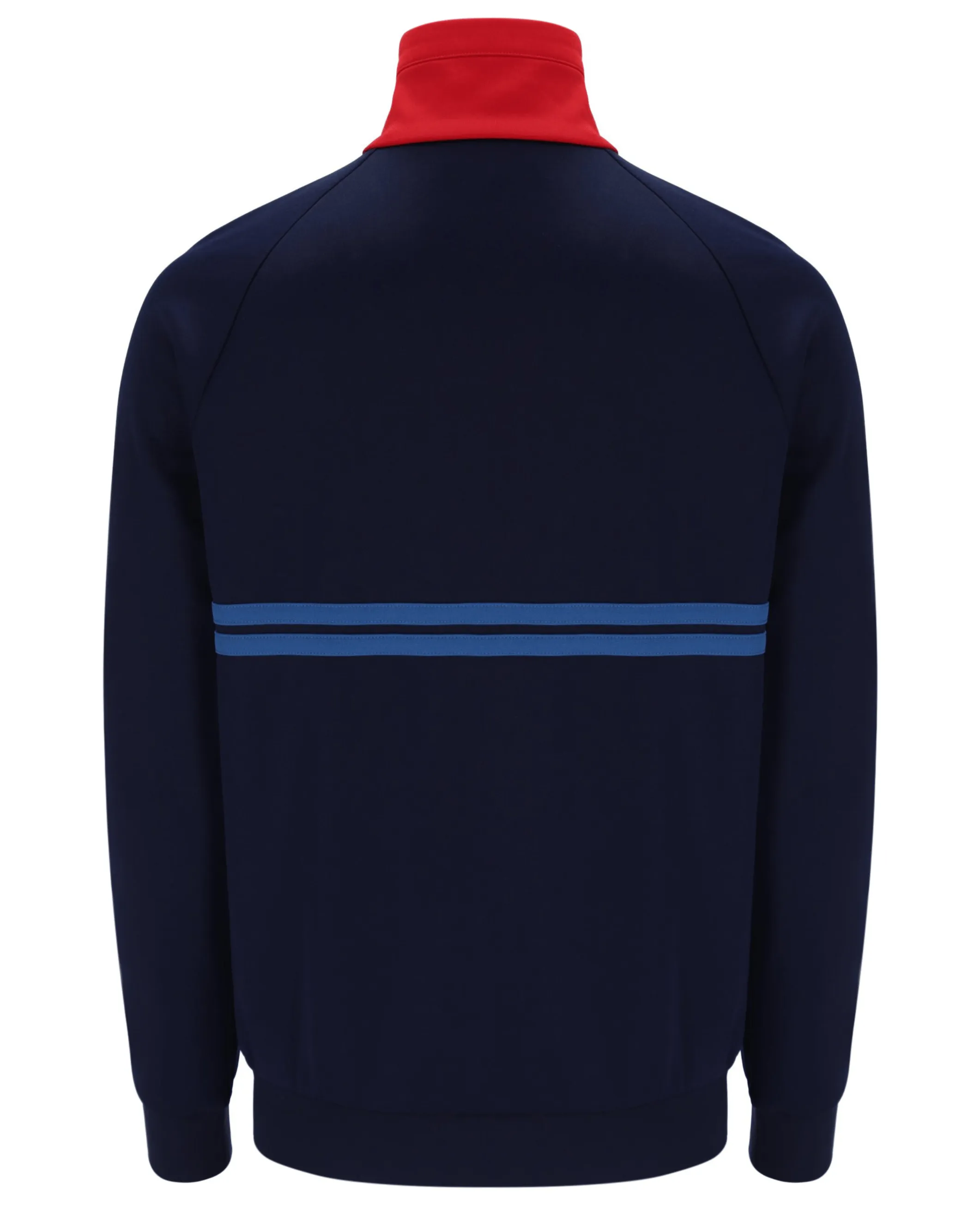 Sergio Tacchini Dallas Track Top In Maritime Blue/Adrenaline Rush/Nautical Blue