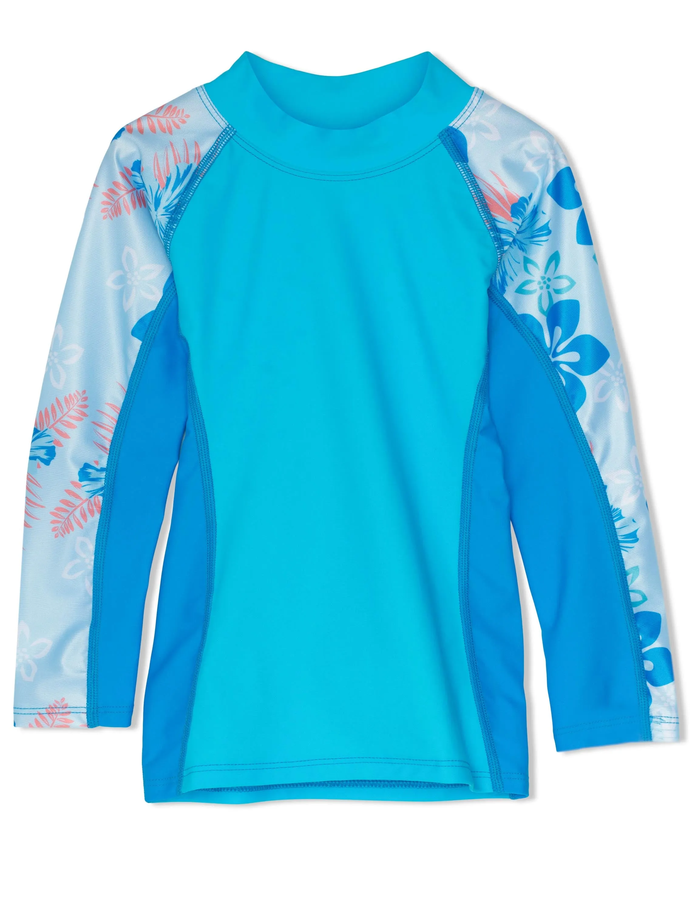 Shoreline Rash Guard & Swim Short - Celeste (MADE IN USA)