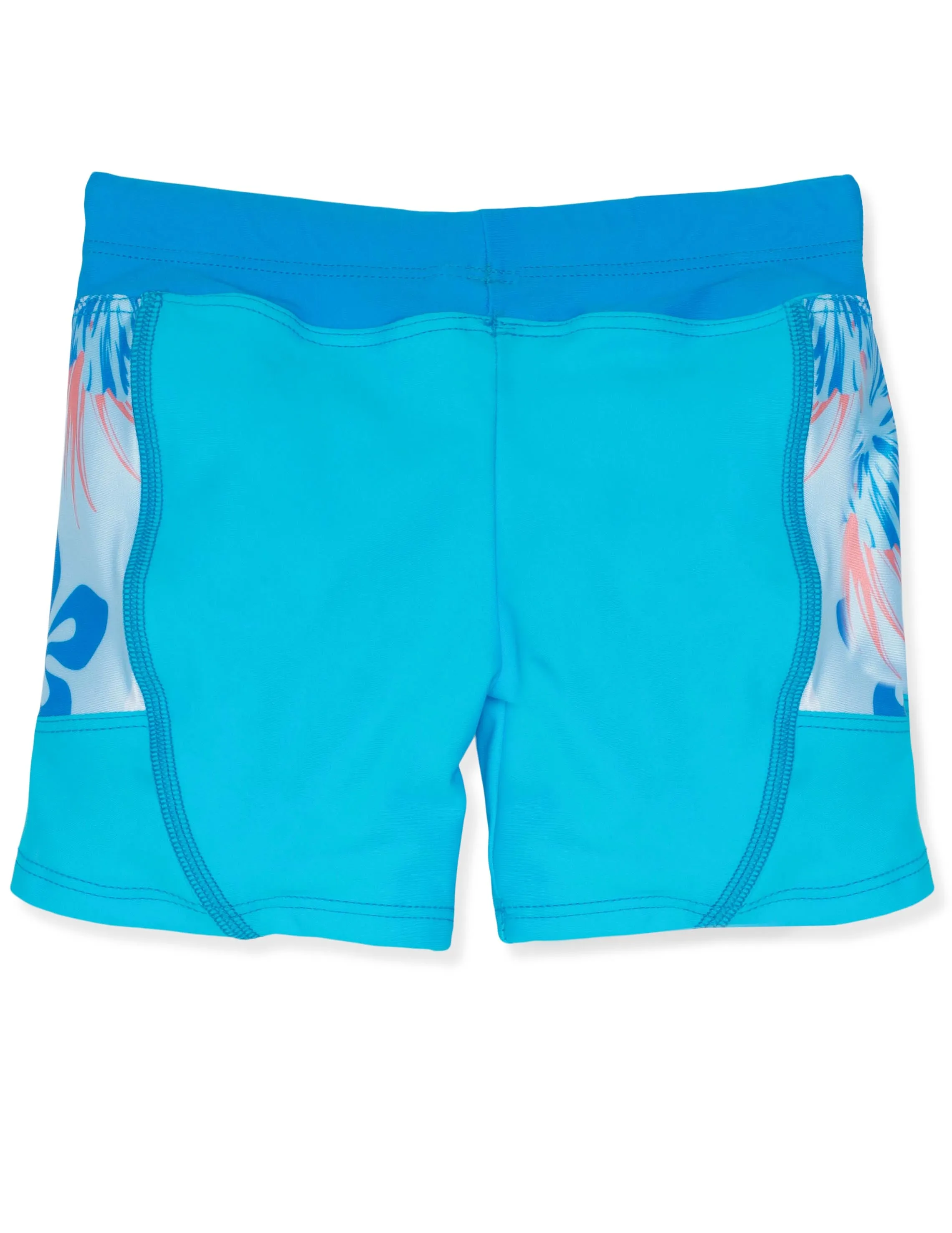 Shoreline Rash Guard & Swim Short - Celeste (MADE IN USA)