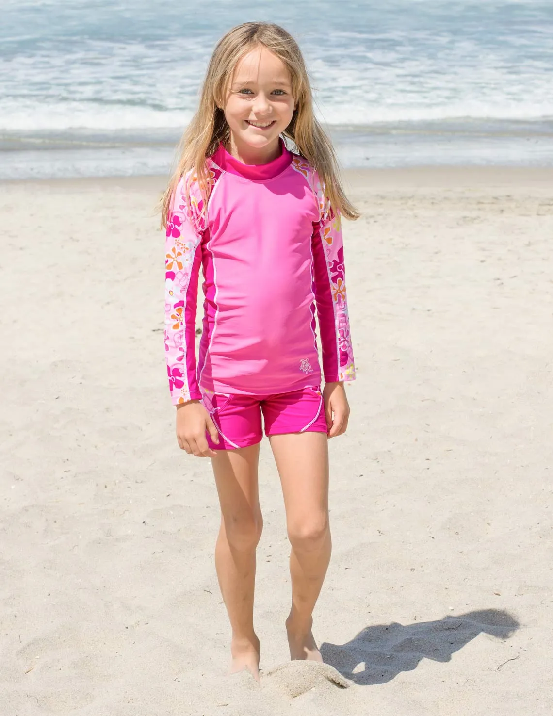 Shoreline Rash Guard & Swim Short - Verbena