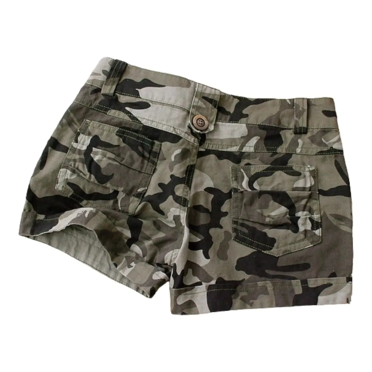 Short camouflage femme militaire