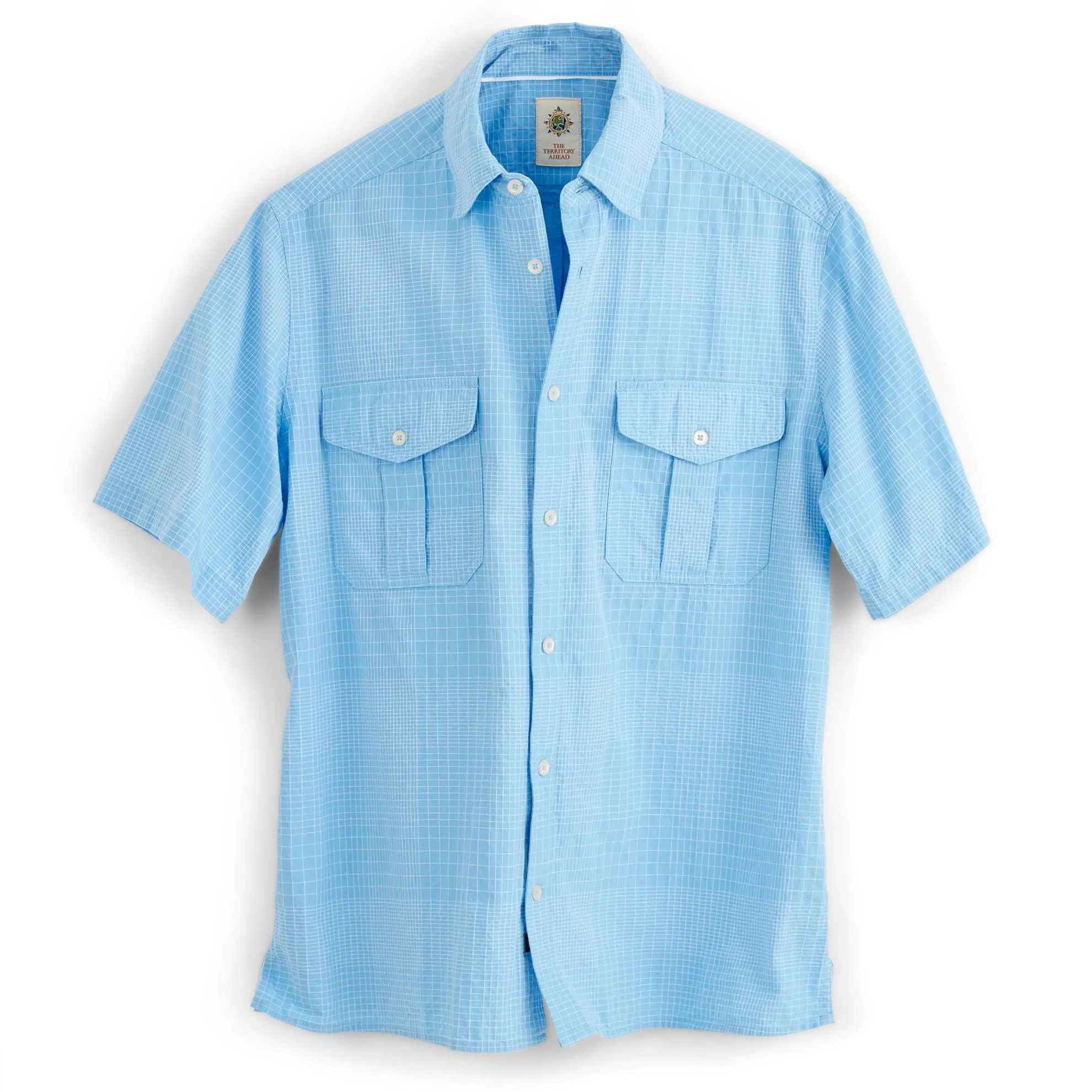 Short Sleeve Laguna Ripstop Check Field Shirt - Tall