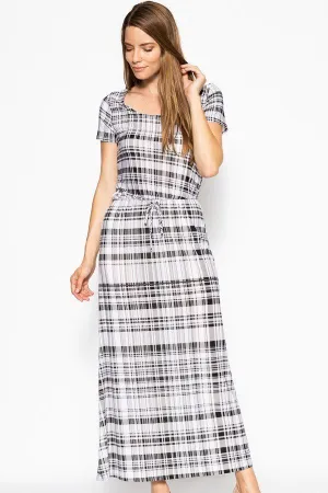 Short Sleeved Maxi Dress