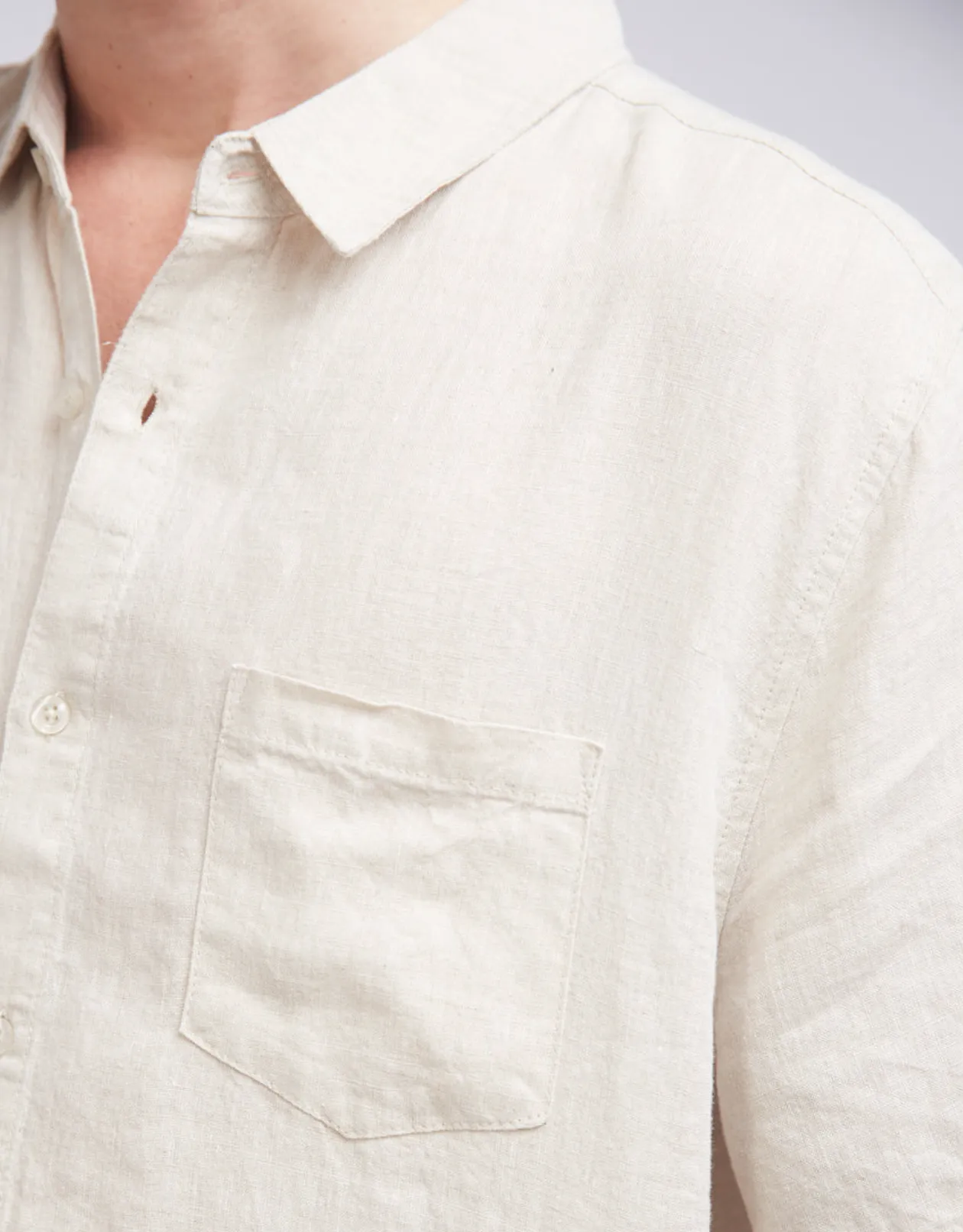 Silent Theory Linen Short Sleeve Shirt
