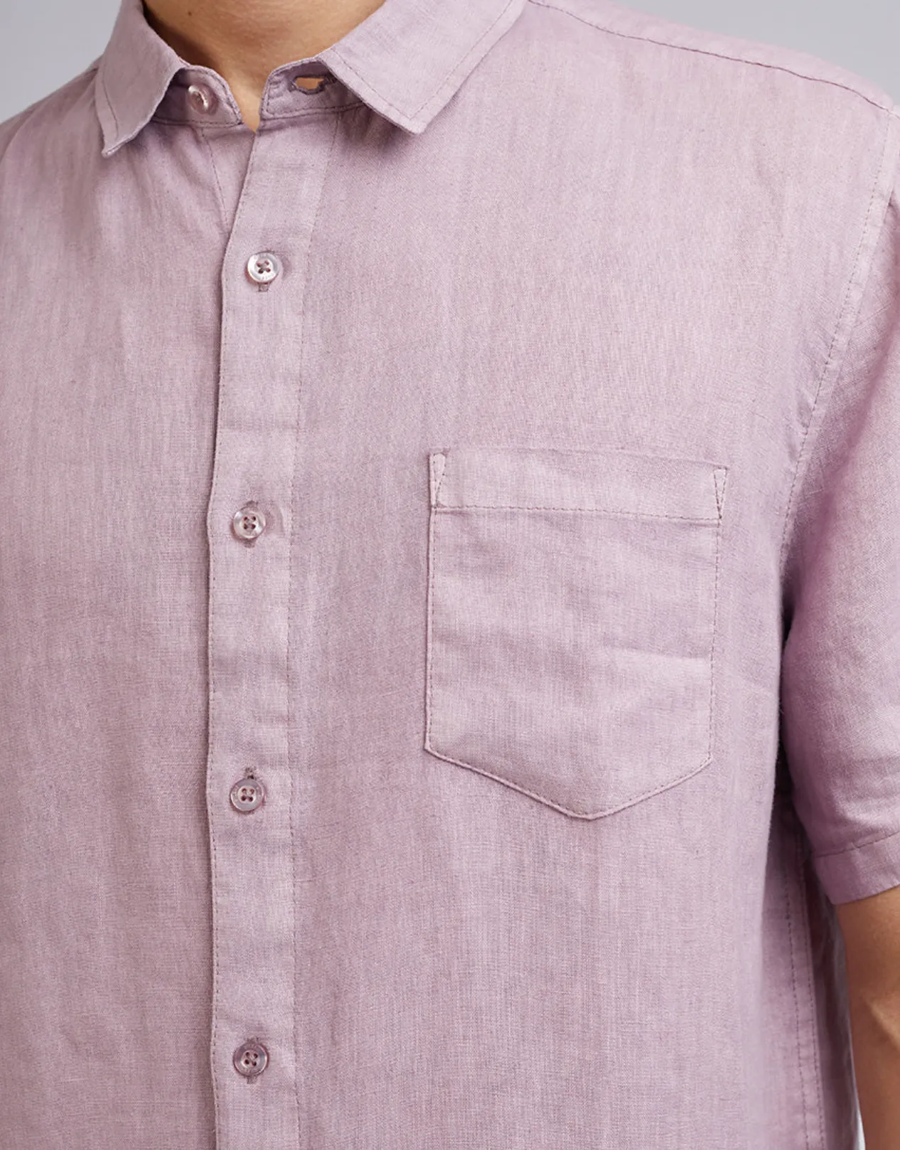 Silent Theory Linen Short Sleeve Shirt