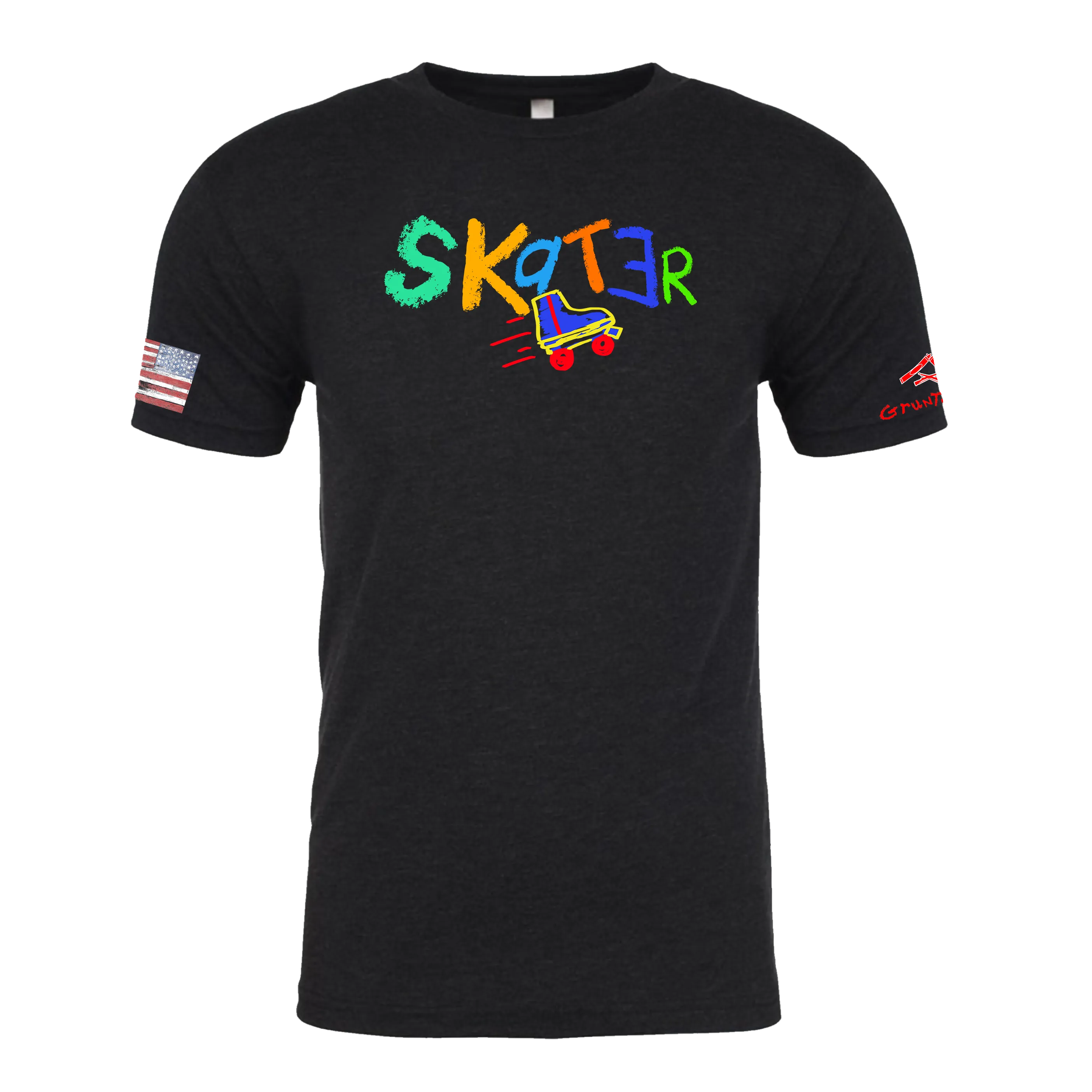 SKATER Crayon Shirt (OD OR CHARCOAL GRAY)