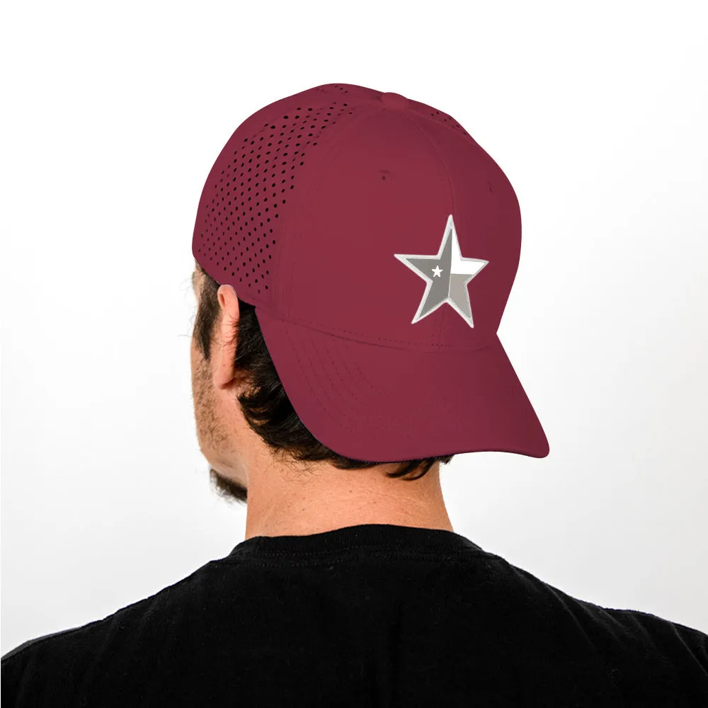 Special Edition Performance Snapback | Texas Military Camo | Maroon